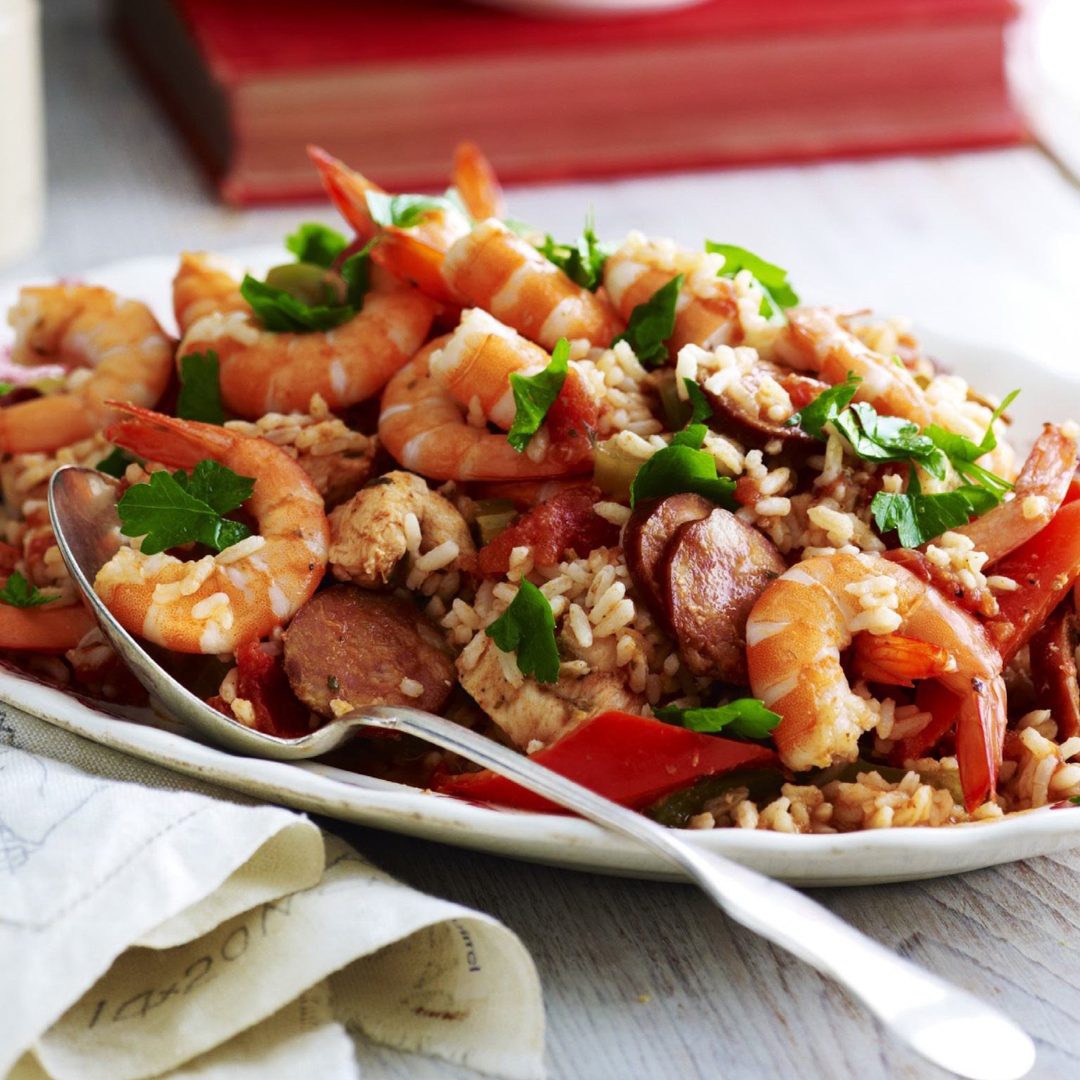 Slow cooker chicken jambalaya