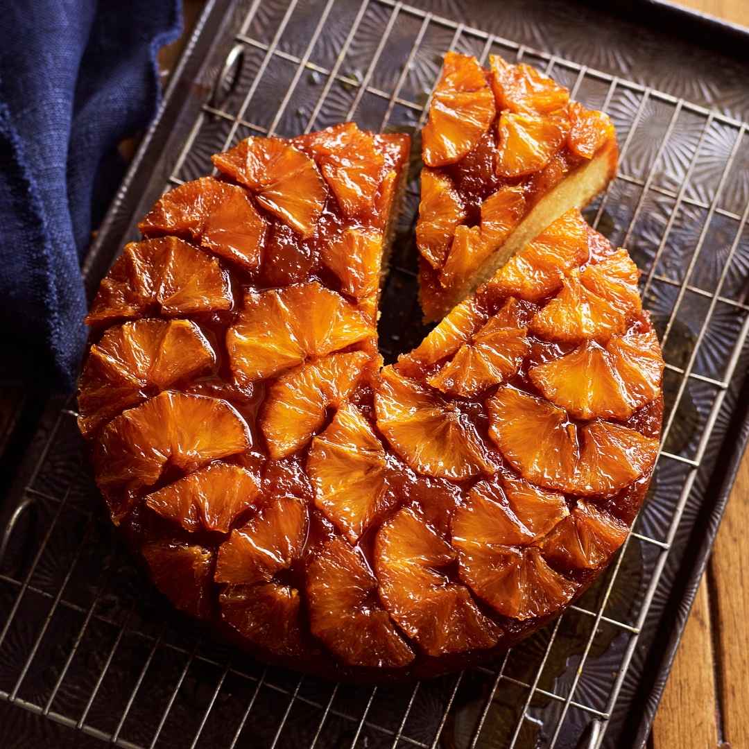 Julie Goodwin’s orange upside-down syrup cake