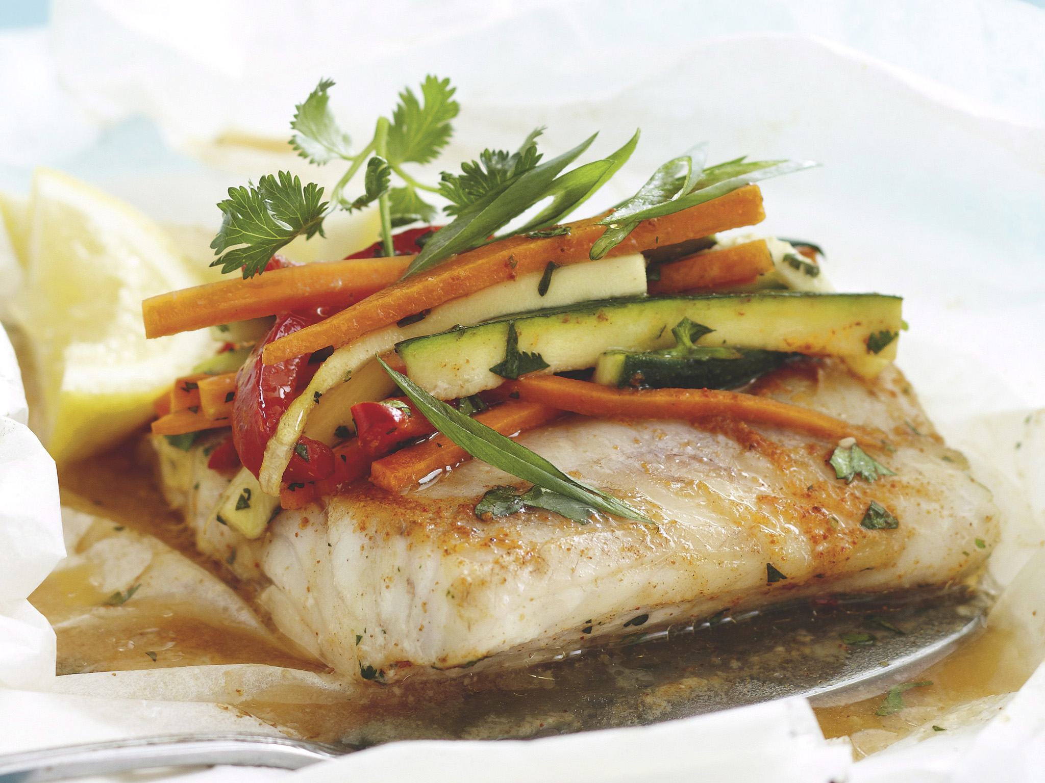 Moroccan fish parcels | Women's Weekly Food