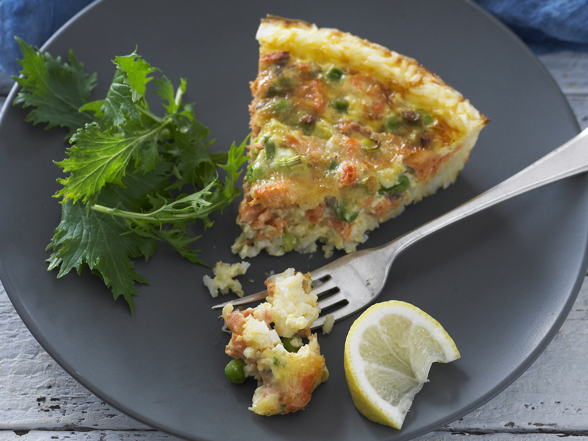 Salmon and rice pie | Women's Weekly Food