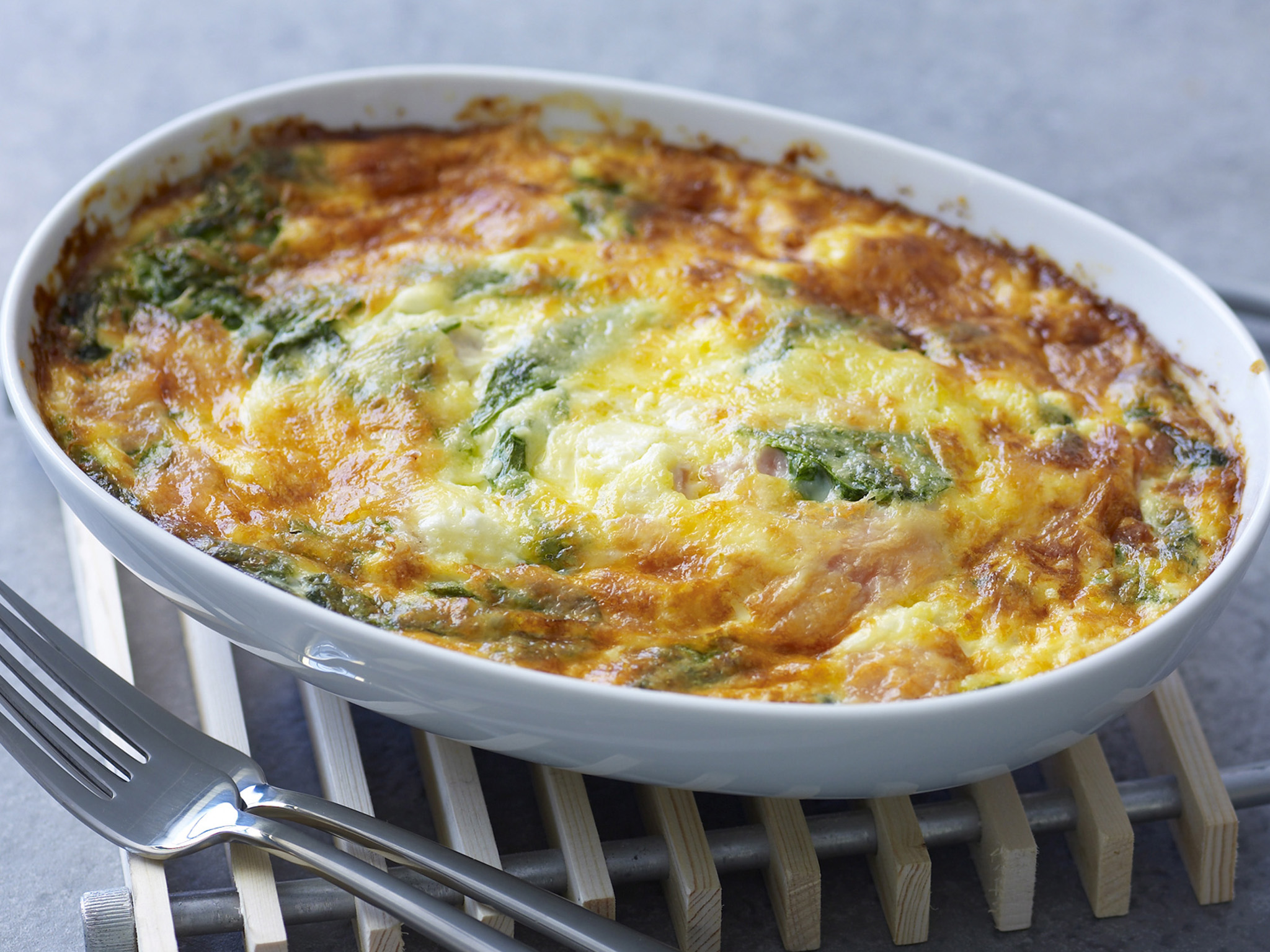 Savoury impossible pie