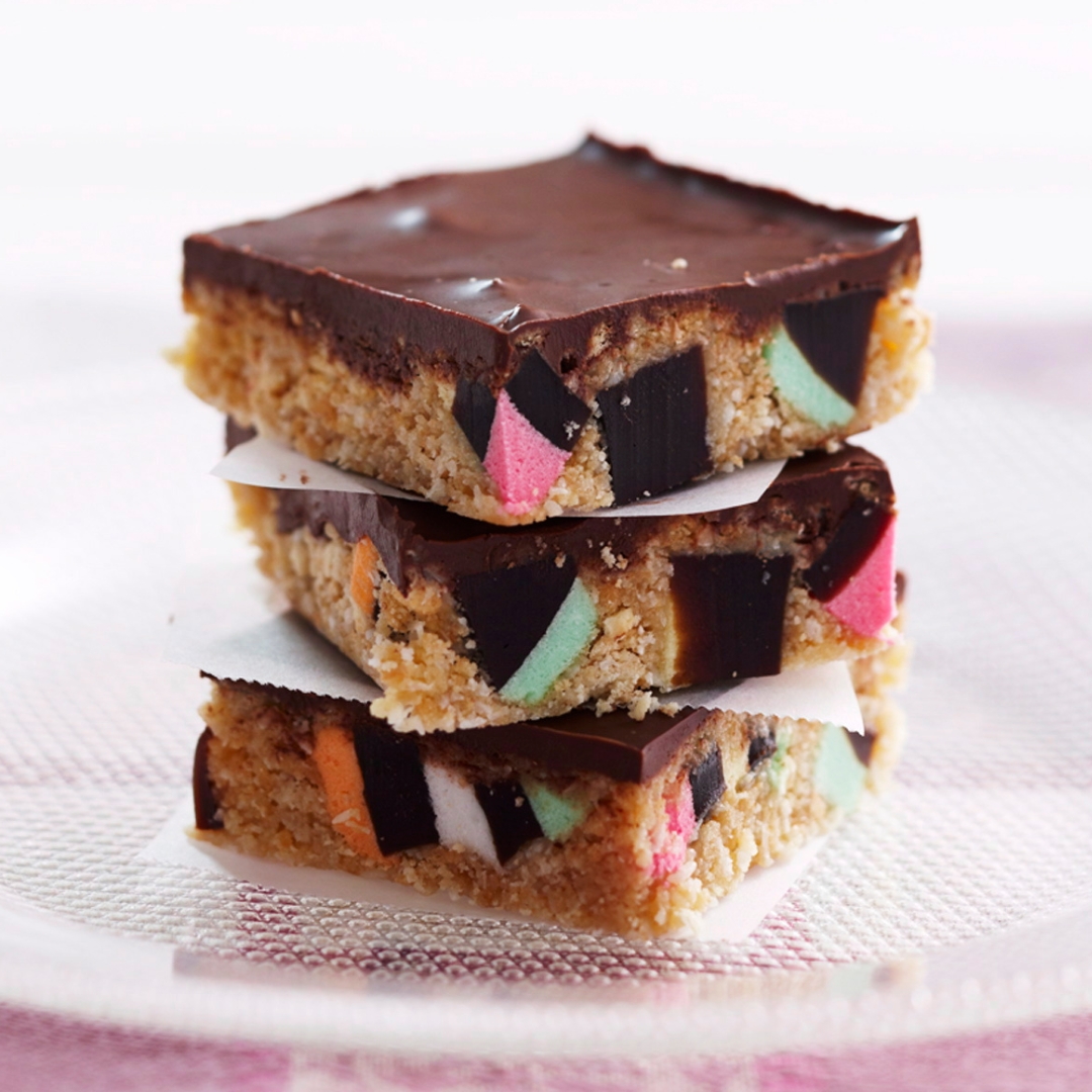 Licorice allsorts slice