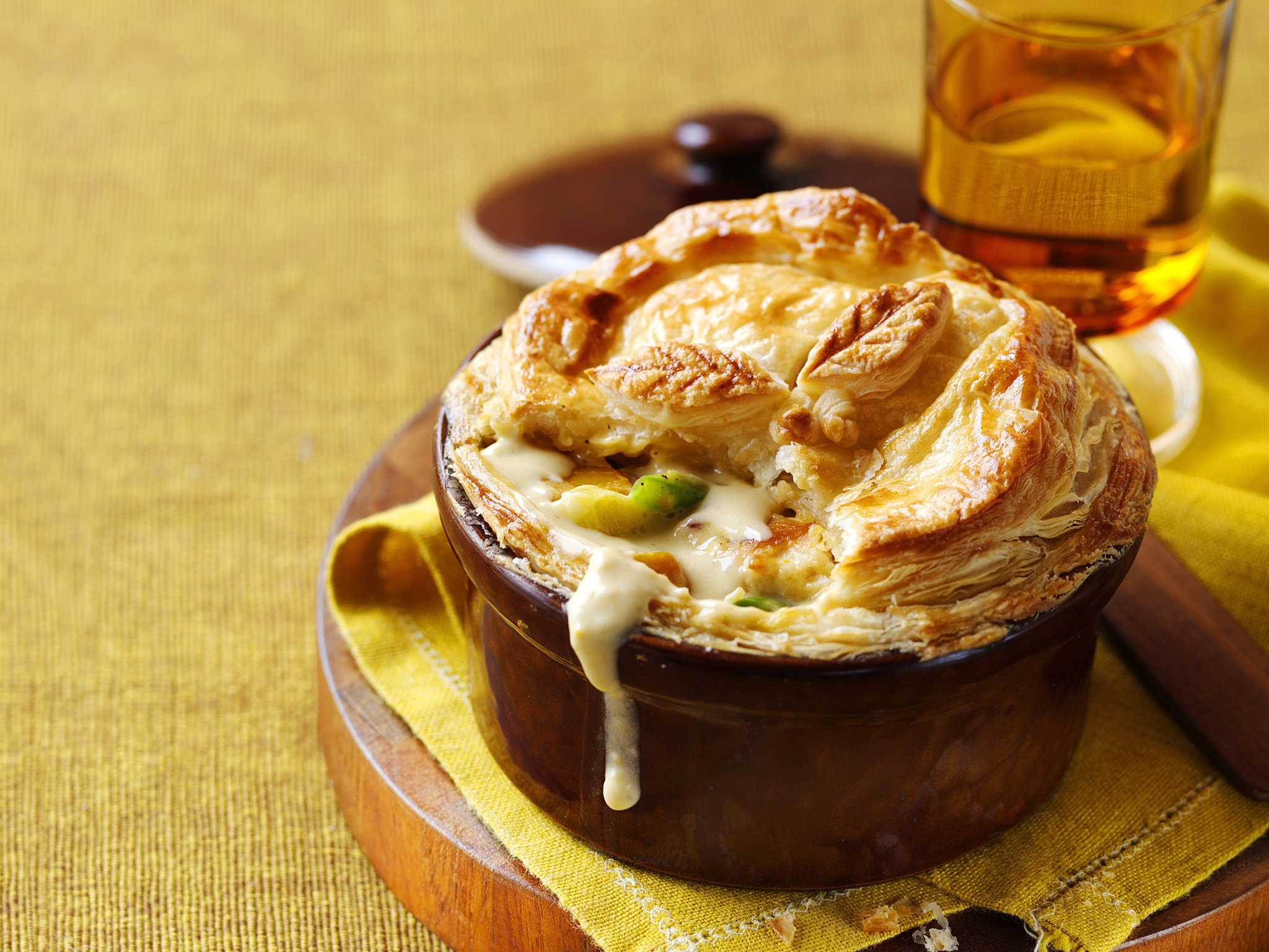 Chicken, leek and pumpkin pot pies | Women&amp;#39;s Weekly Food