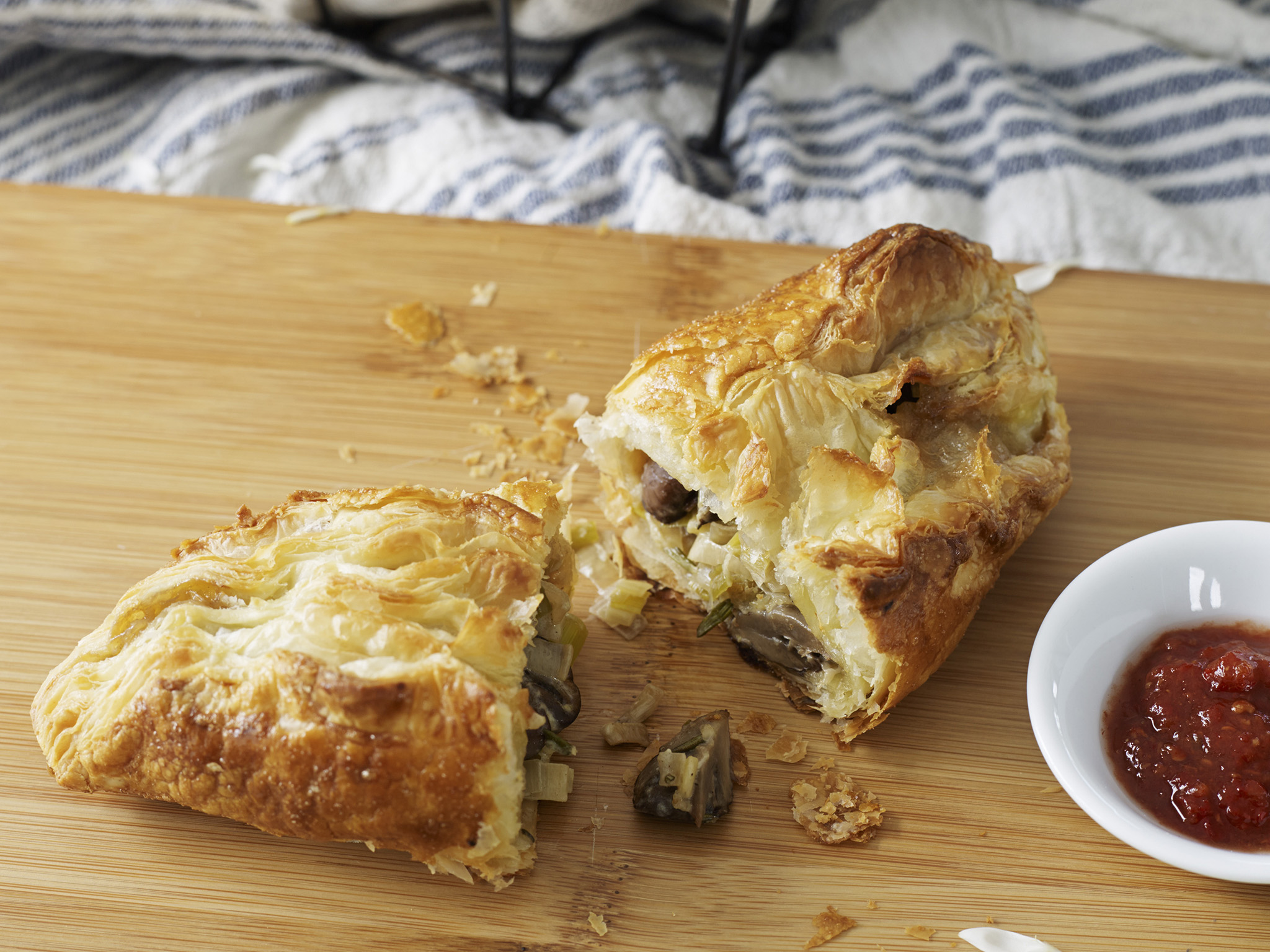 Mushroom and leek pasties | Women's Weekly Food