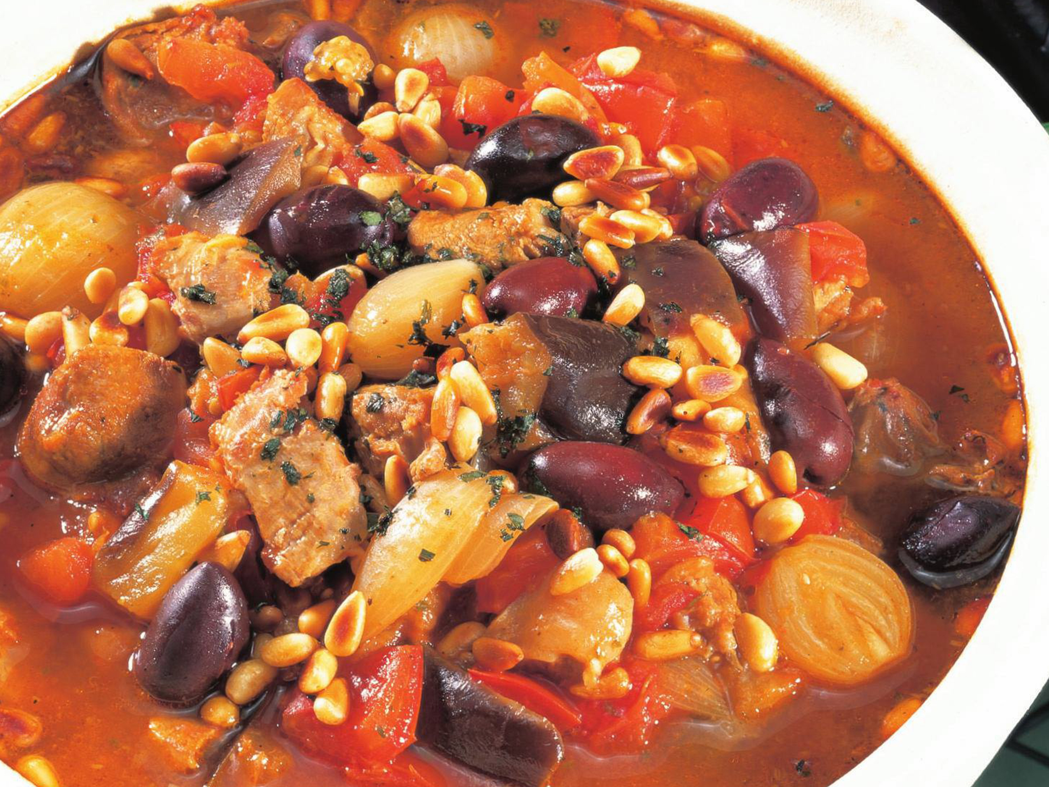 Veal with eggplant, olives and capers Women's Weekly Food