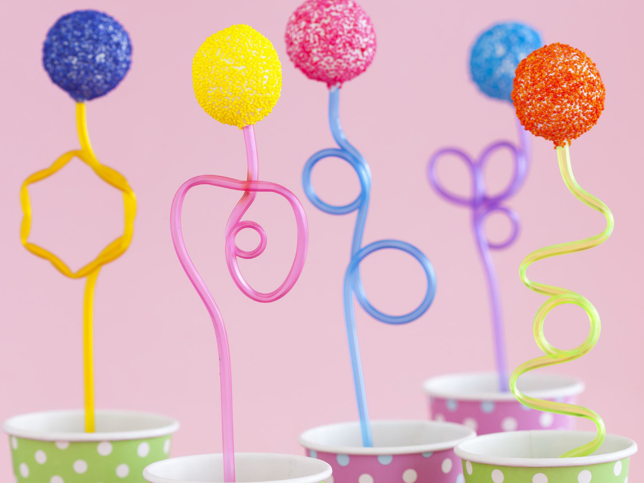 Crazy colourfulSTRAW POPS