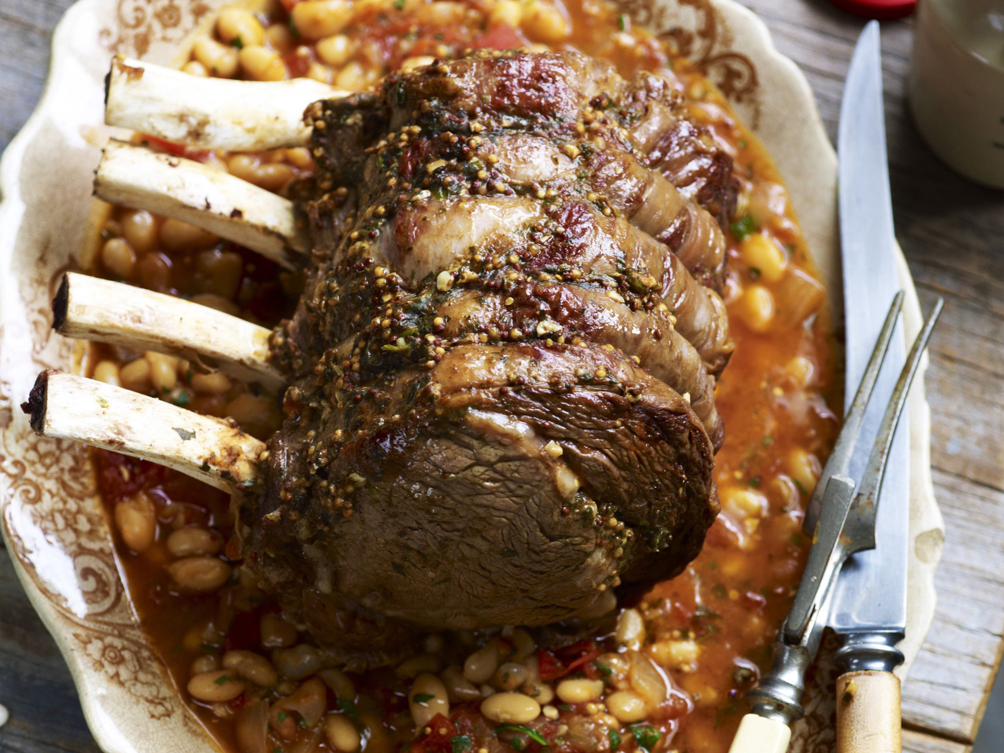italian braised beef with white beans