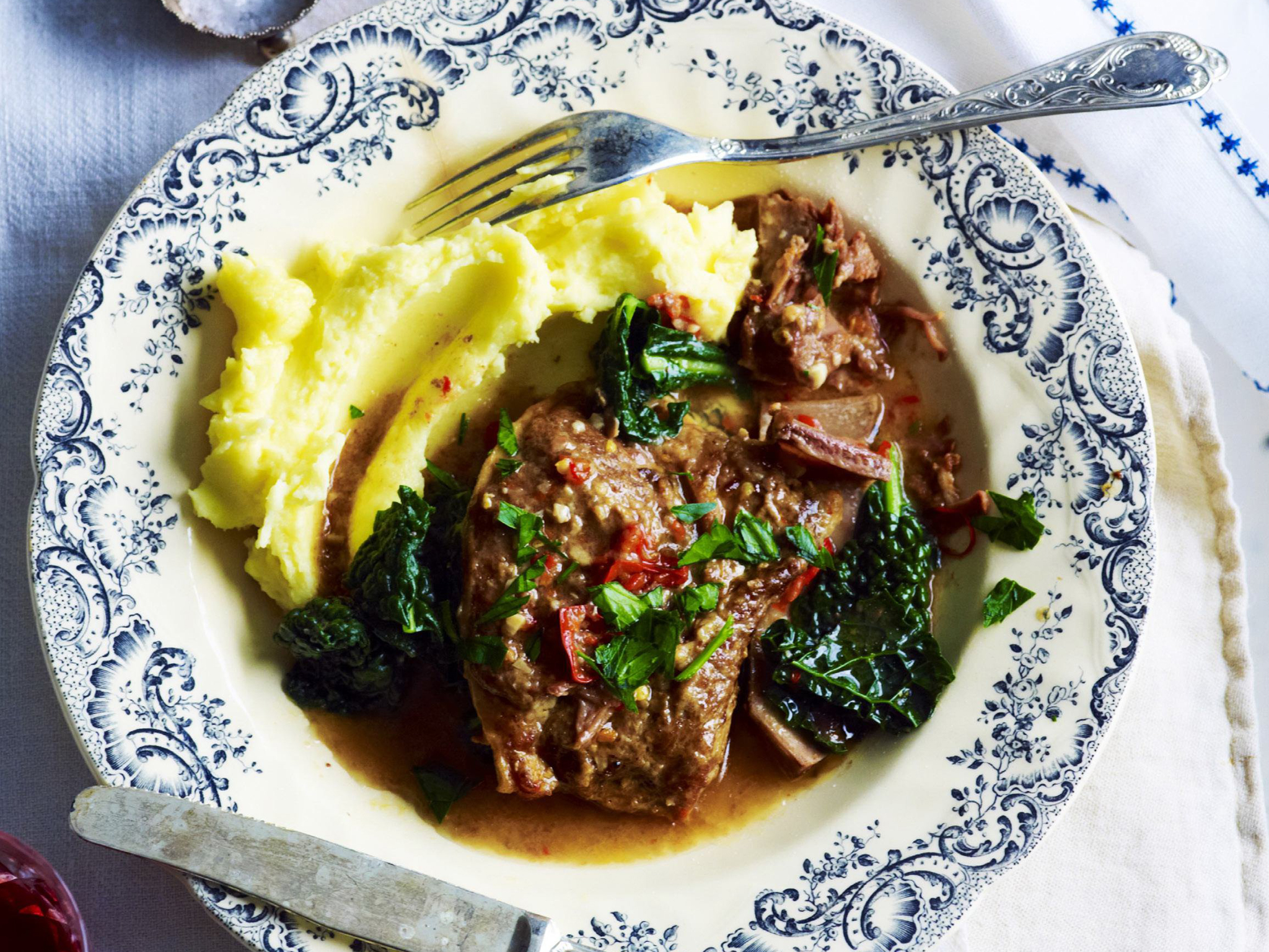 Lamb chops with anchovies, chilli and cavolo nero Women's Weekly Food