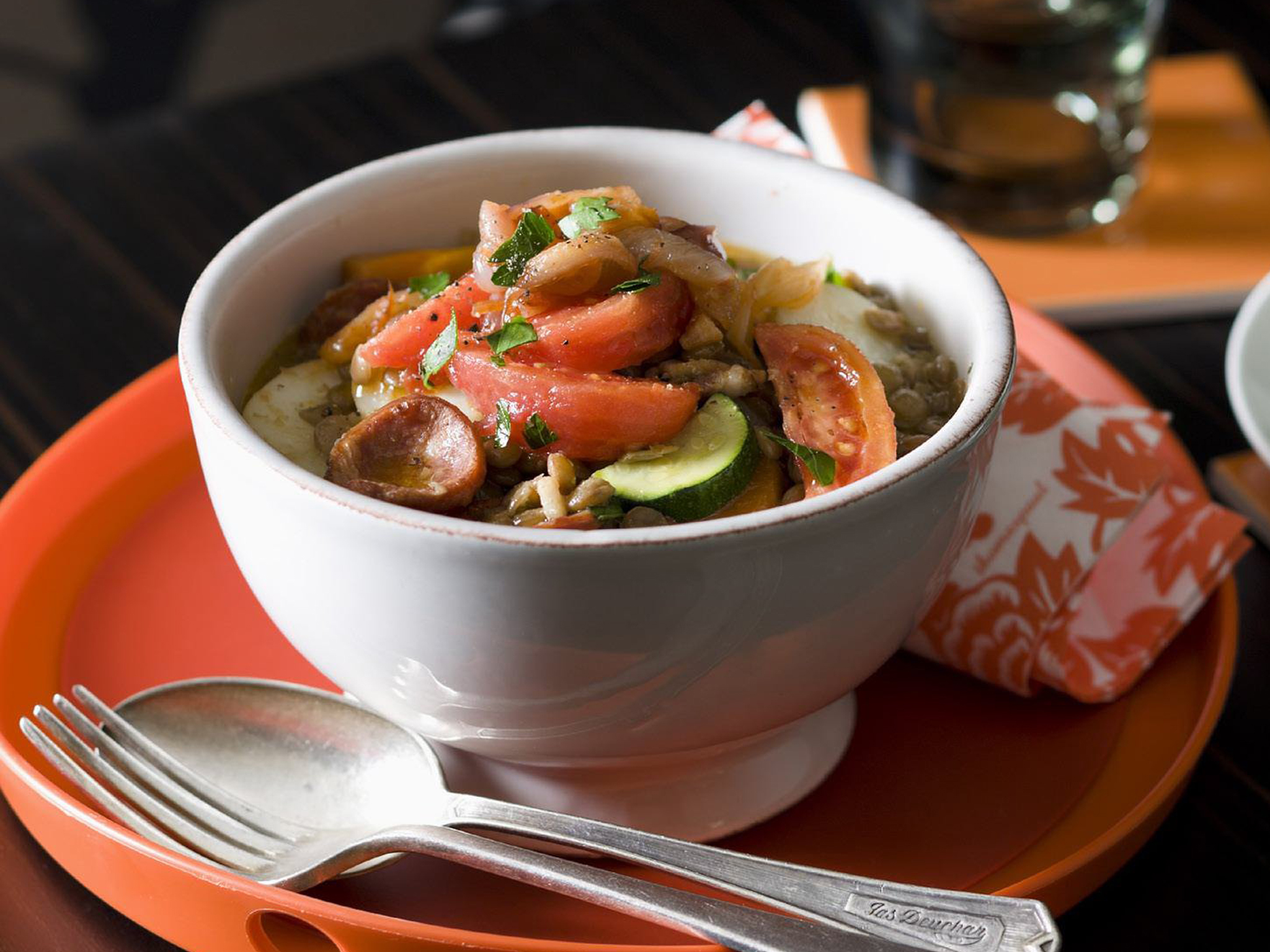 Lentil and chorizo sofrito Women's Weekly Food