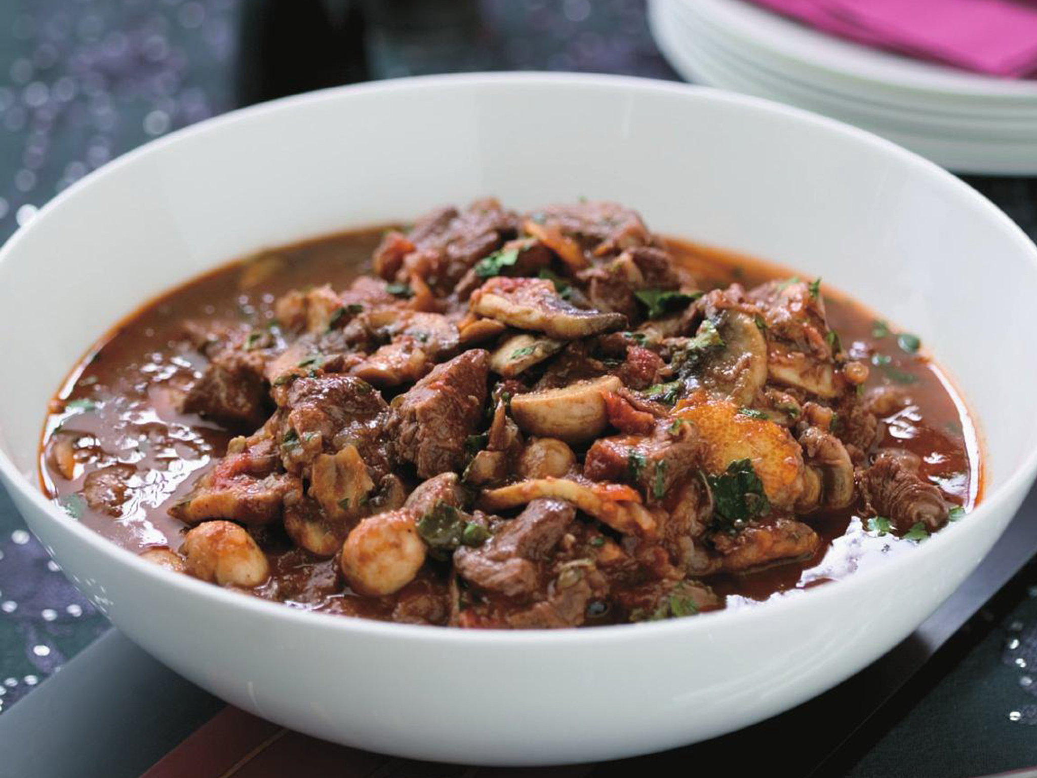 Slowcooked beef and mushroom casserole Women's Weekly Food