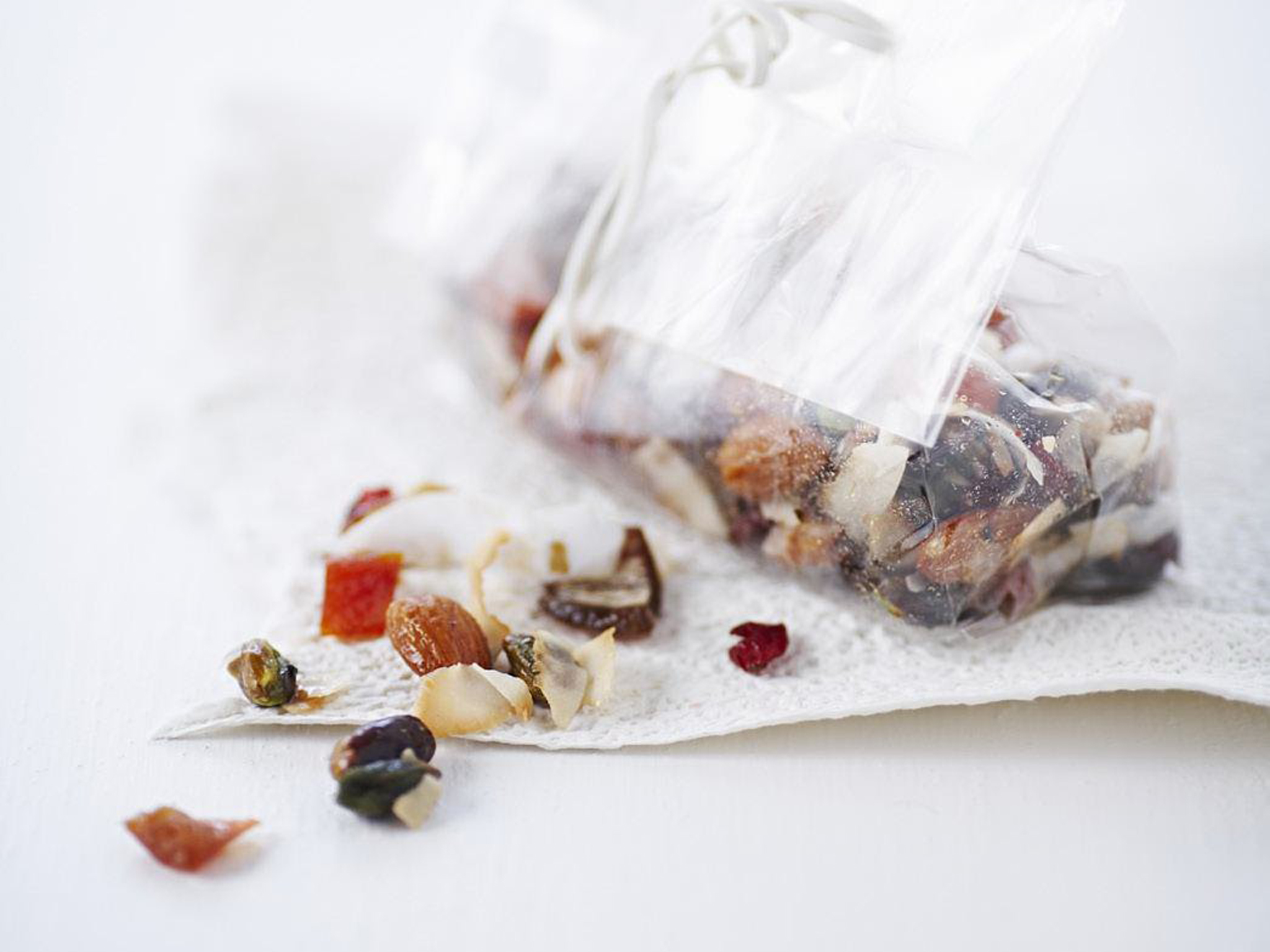 dried fruit and coconut trail mix