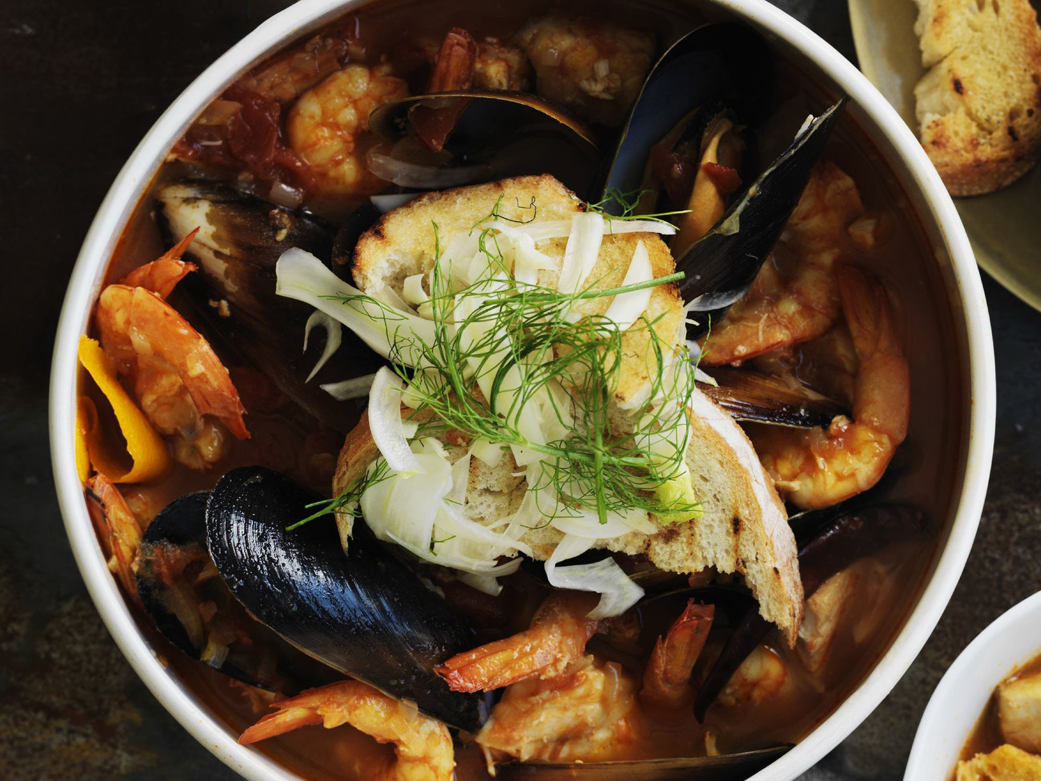 seafood stew with fennel