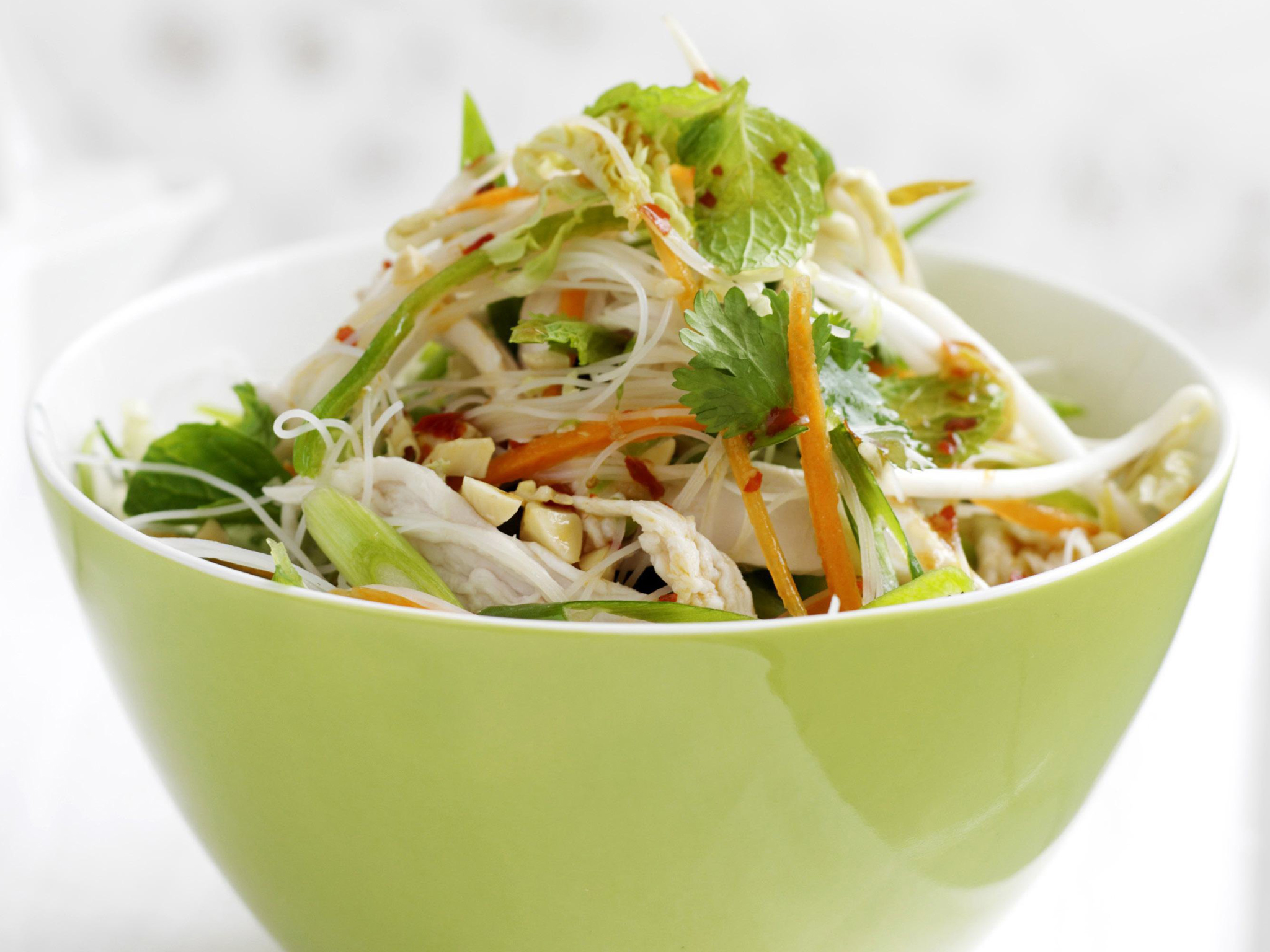 chicken and vermicelli noodle salad