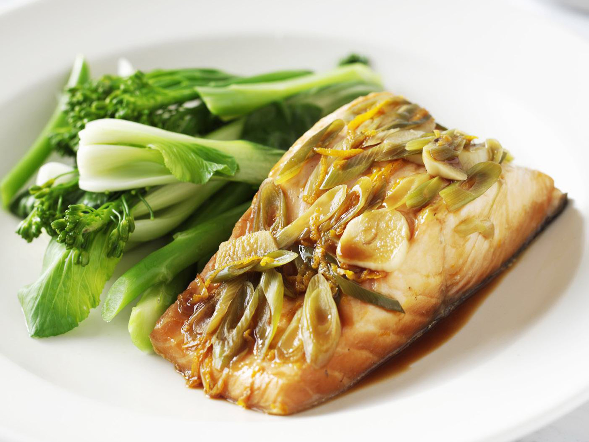Orange and soy salmon parcels Women's Weekly Food