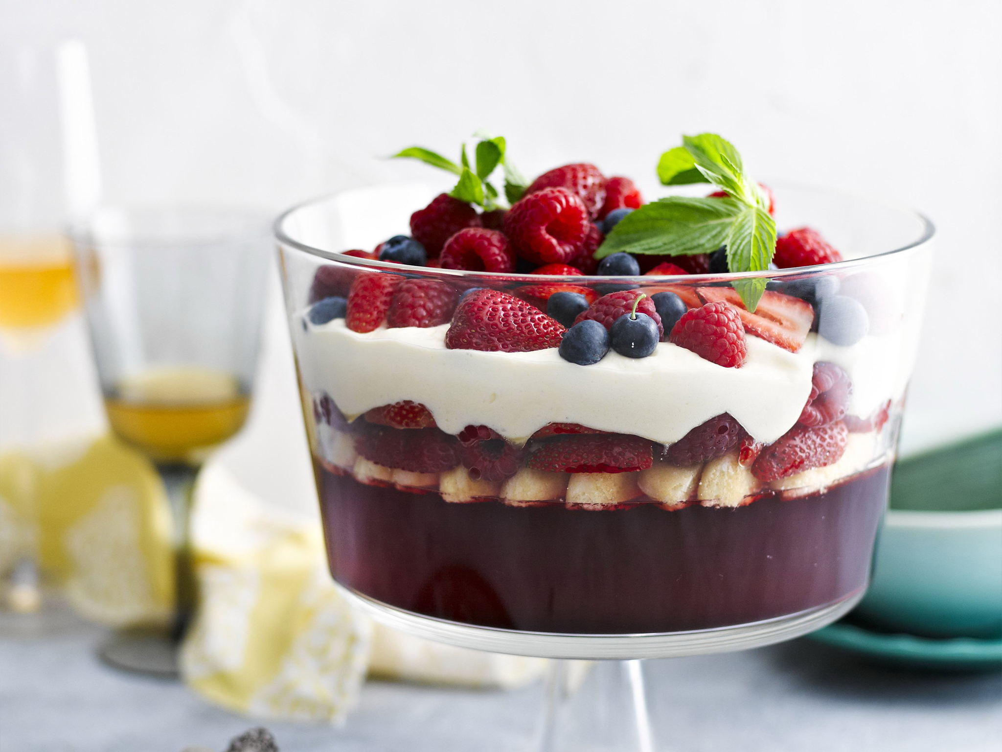 ULTIMATE BERRY TRIFLE