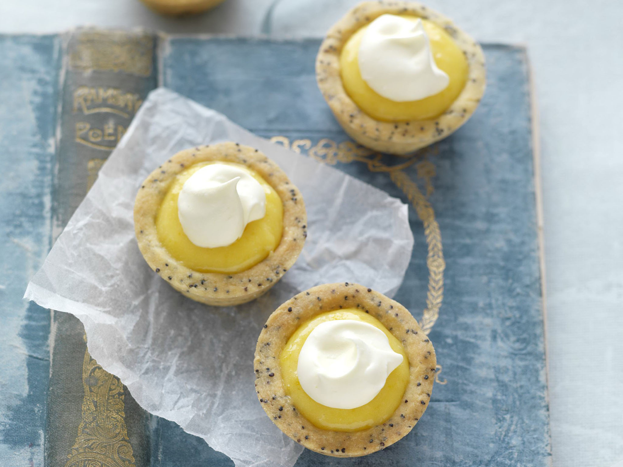 LEMON CURD AND Poppy Seed Pastries