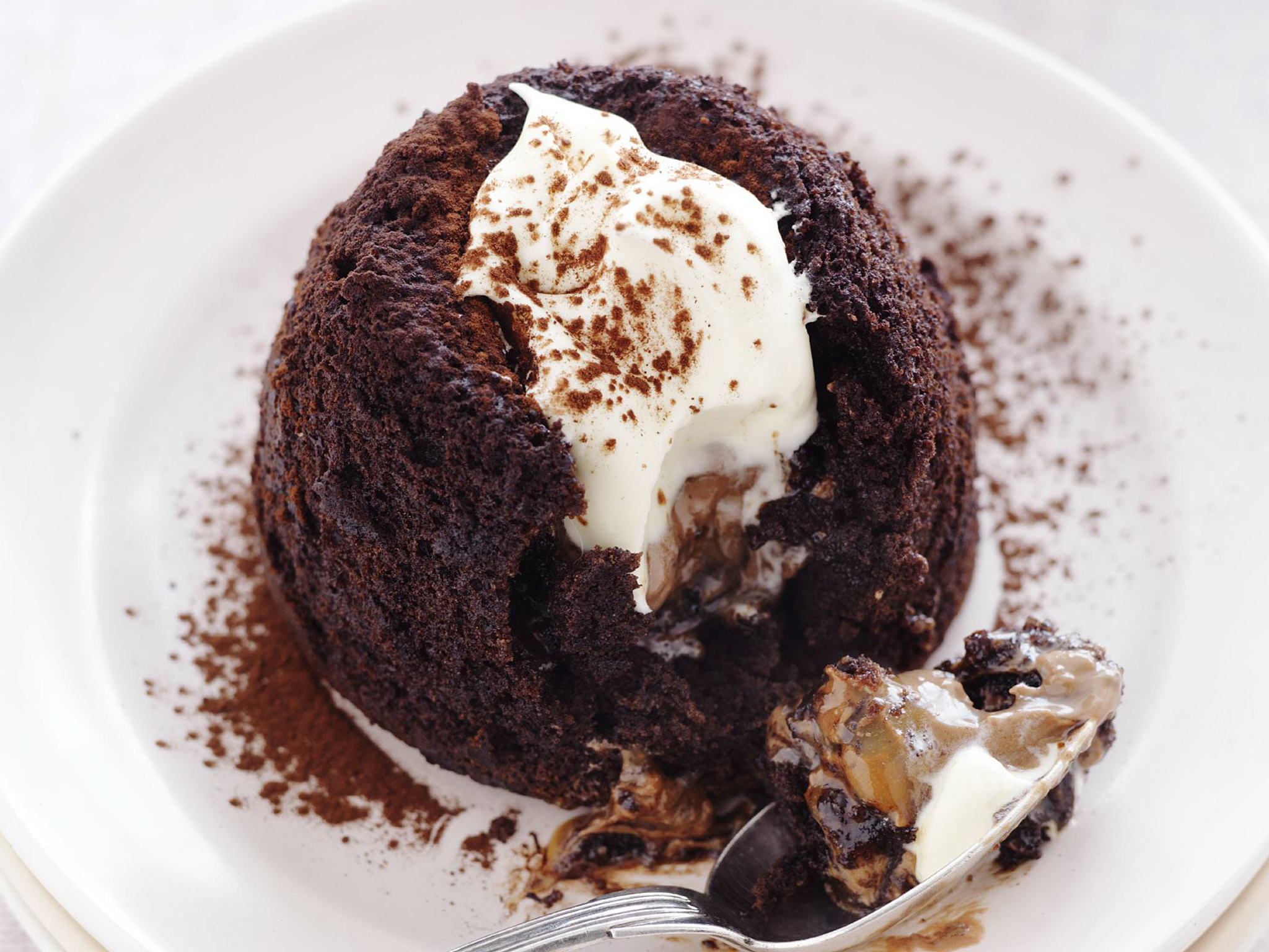 WARM and CHOCOLATE CaramelPuddings