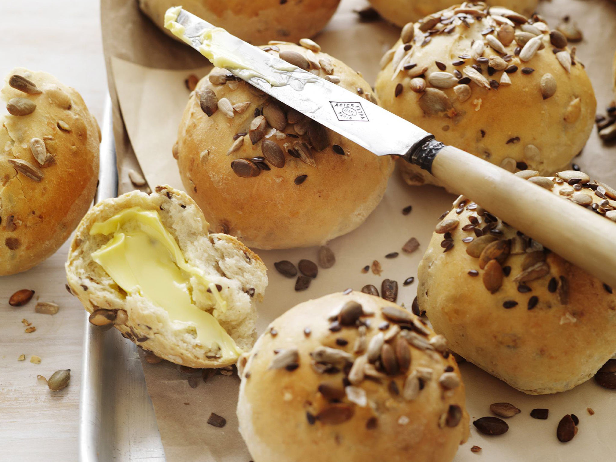 Crusty seed rolls | Women's Weekly Food