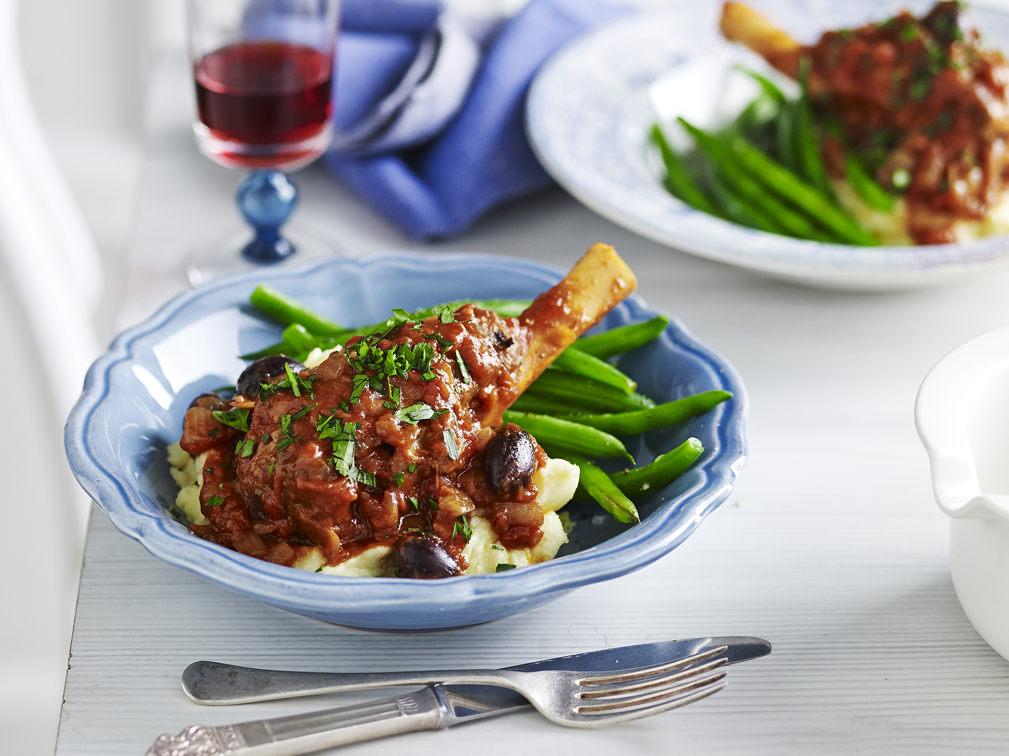 Julie Goodwin's lamb shank cacciatore Women's Weekly Food