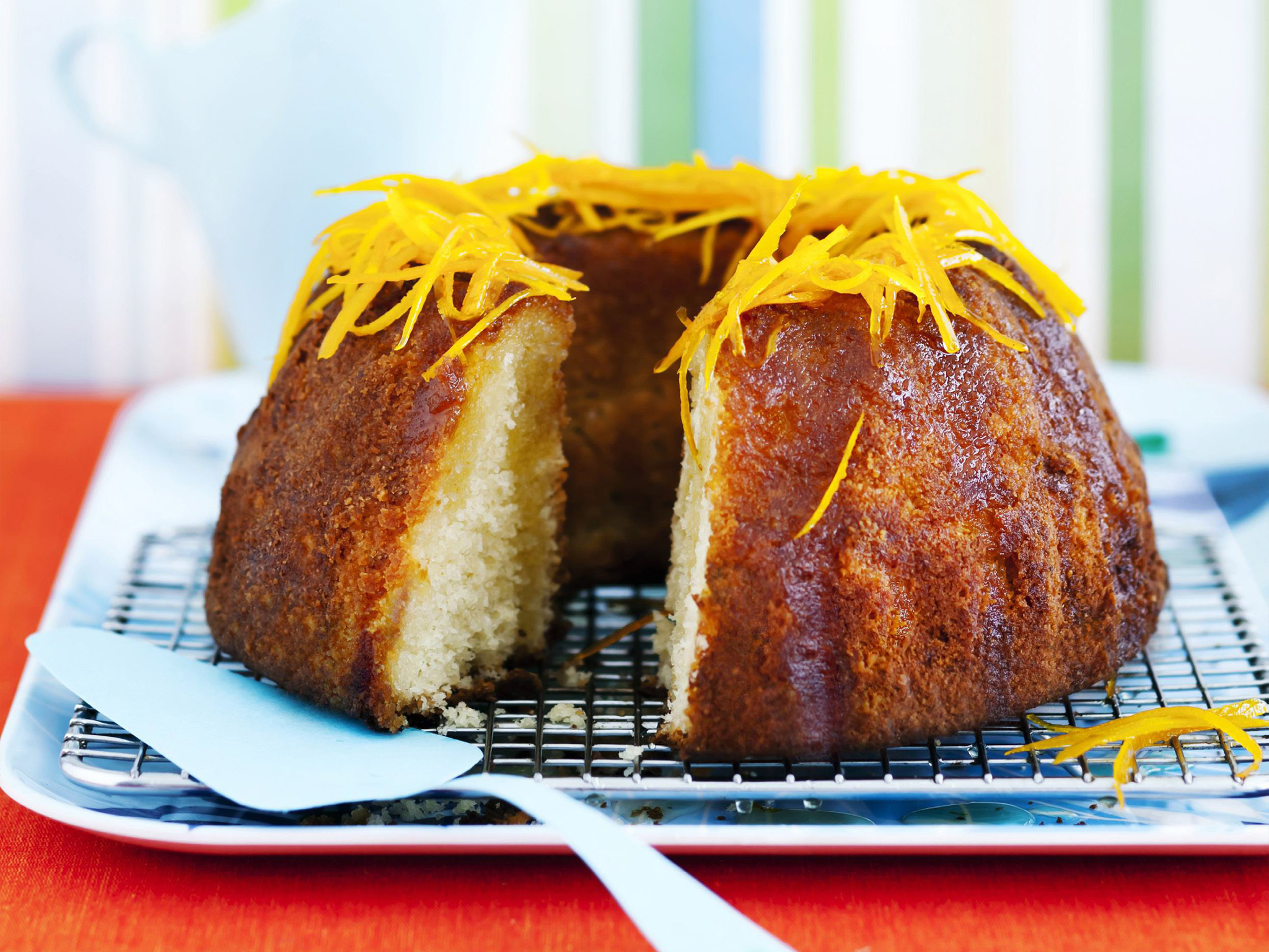 Gluten-free orange syrup cake