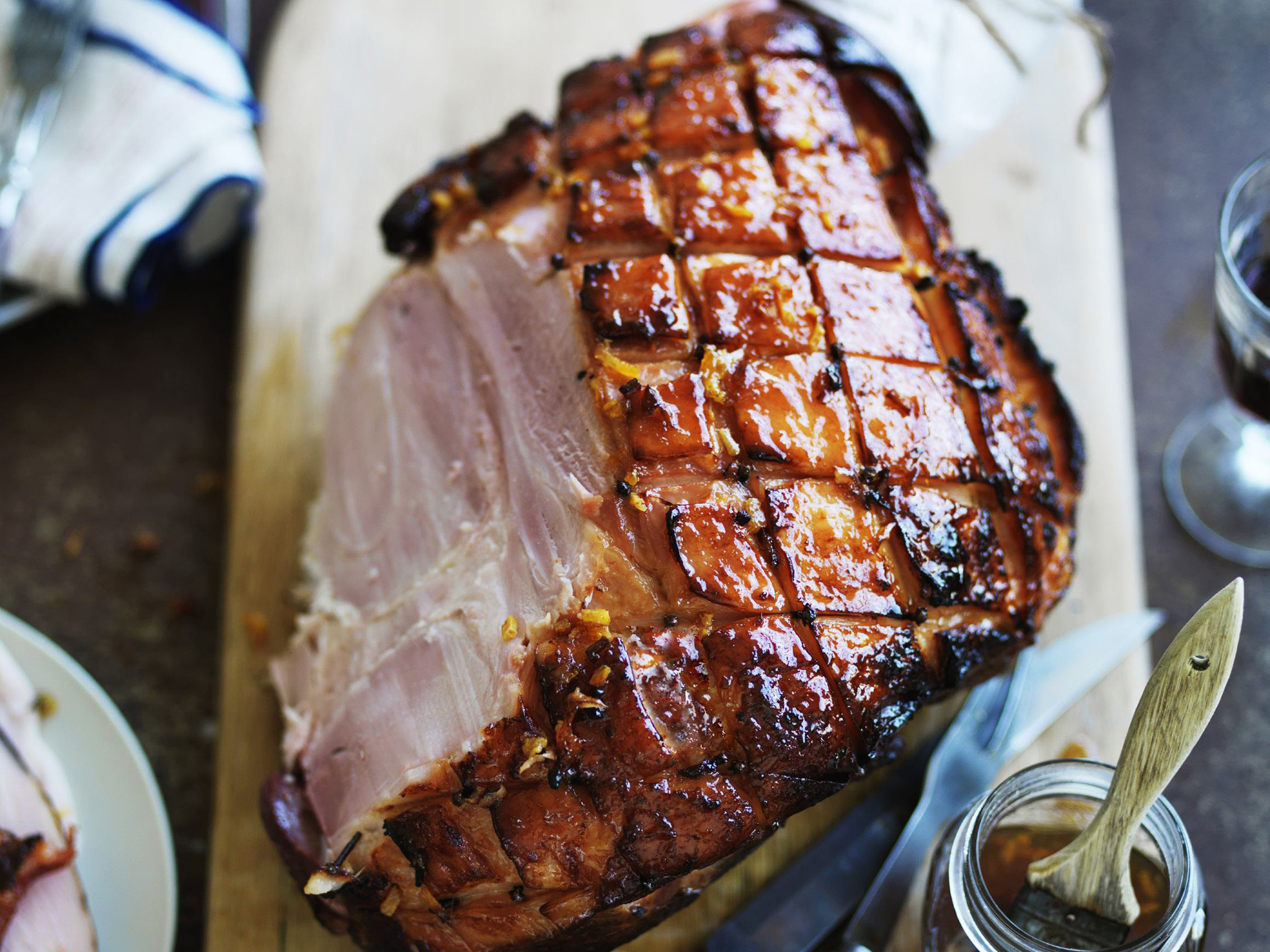 Blood orange marmalade glazed ham Women's Weekly Food