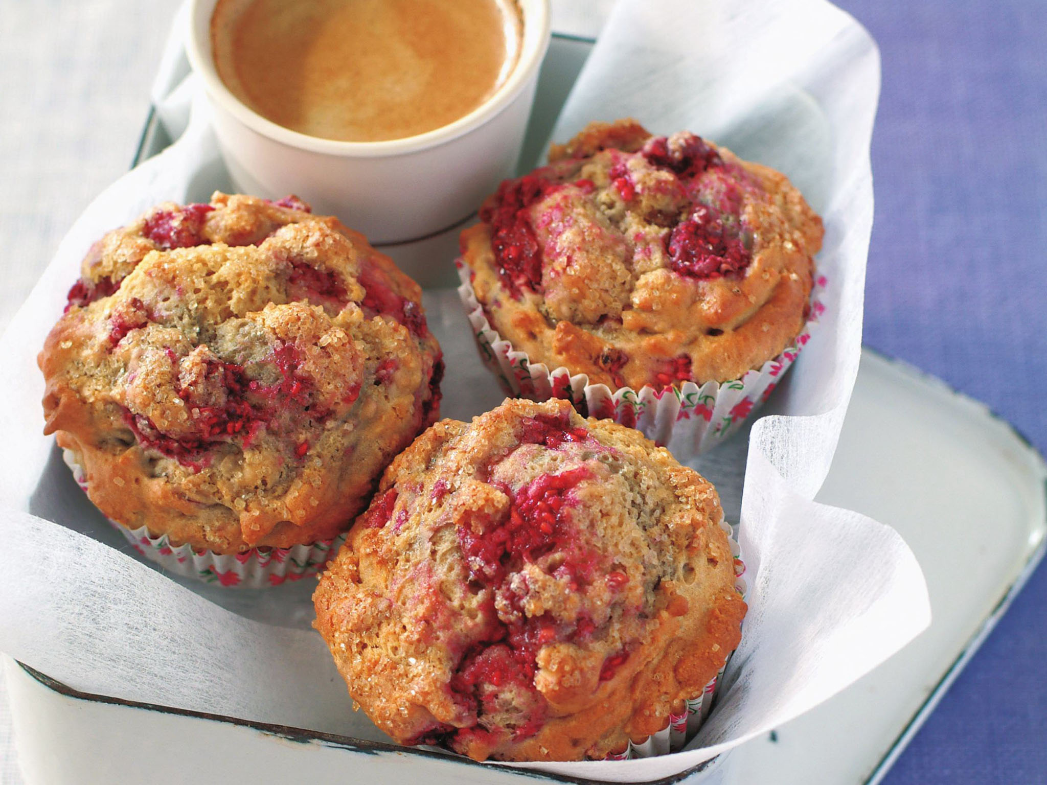 Glutenfree, dairyfree, raspberry muffins Women's Weekly Food