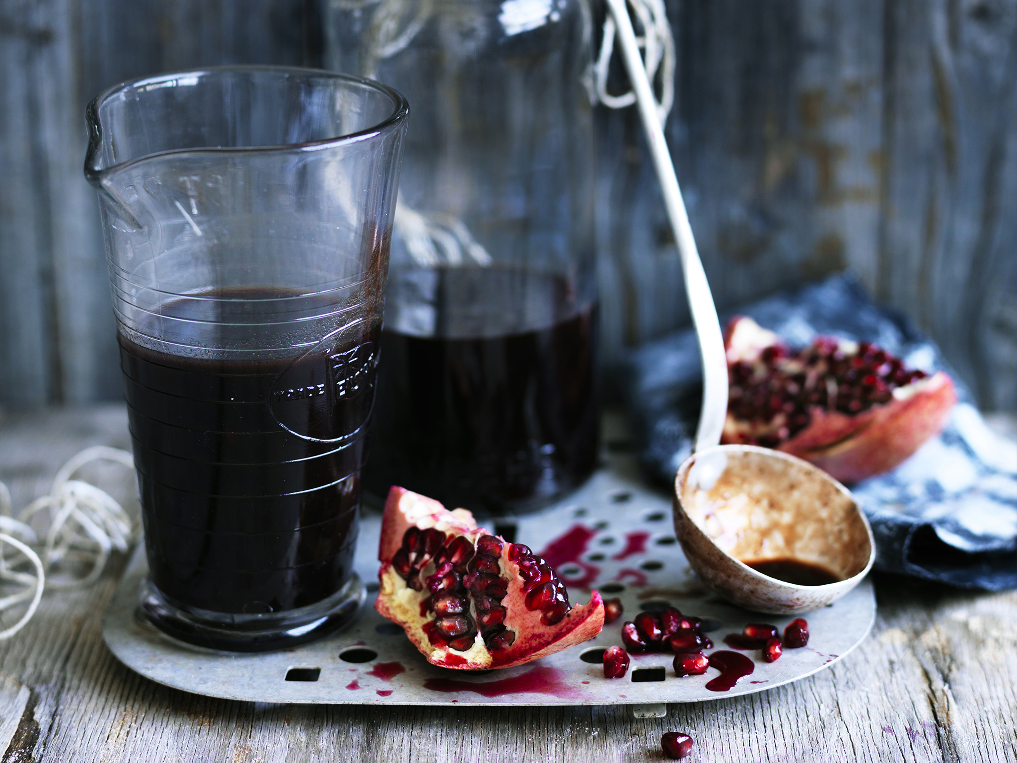 Date and rose pomegranate molasses
