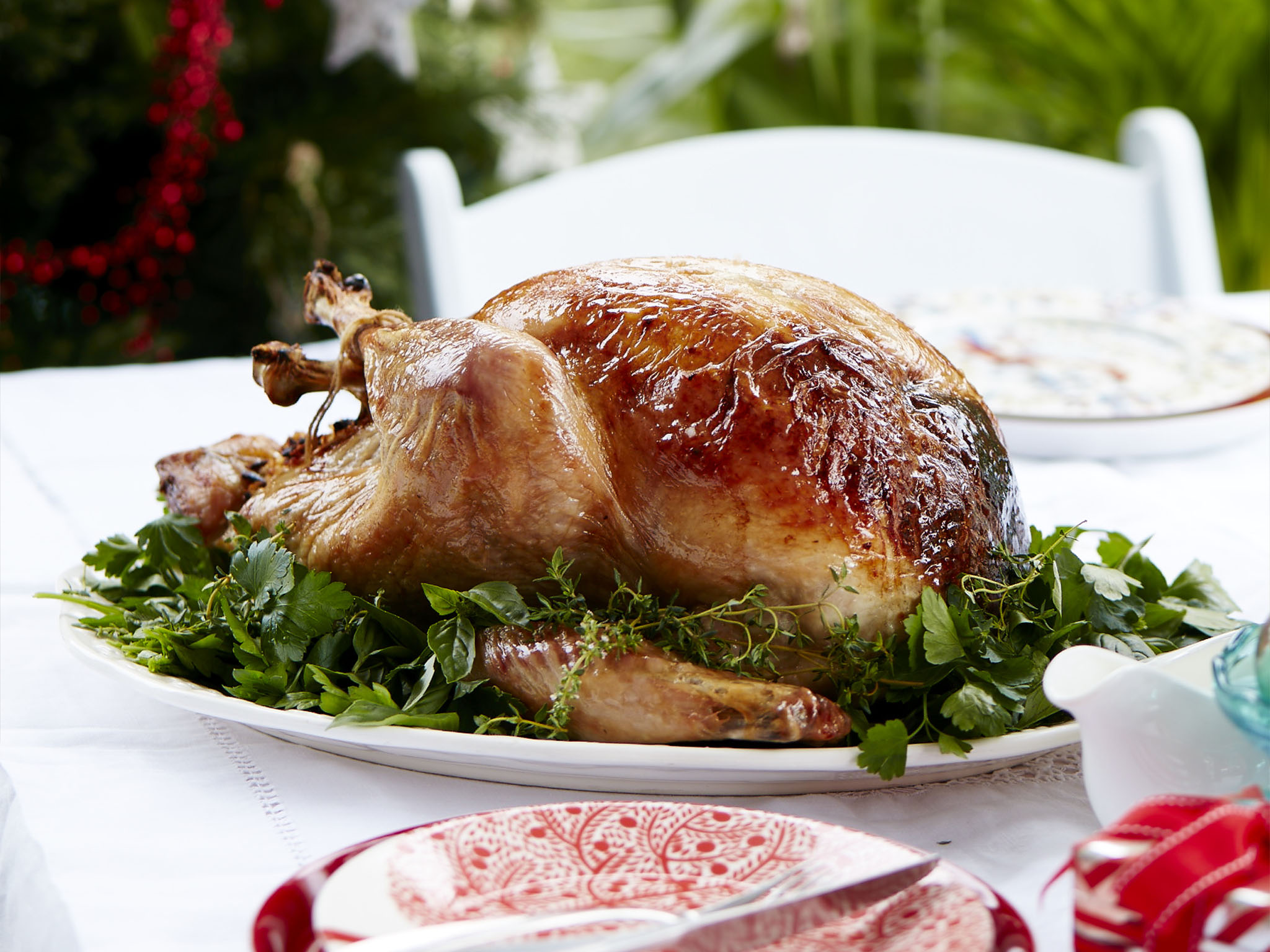 Julie Goodwin’s Christmas turkey with apricot and almond stuffing