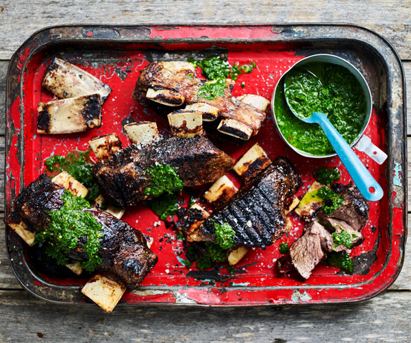 BEEF SHORT RIBS WITH CHIMICHURRI