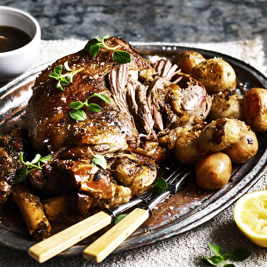 Slow-cooker lamb kleftiko with potatoes