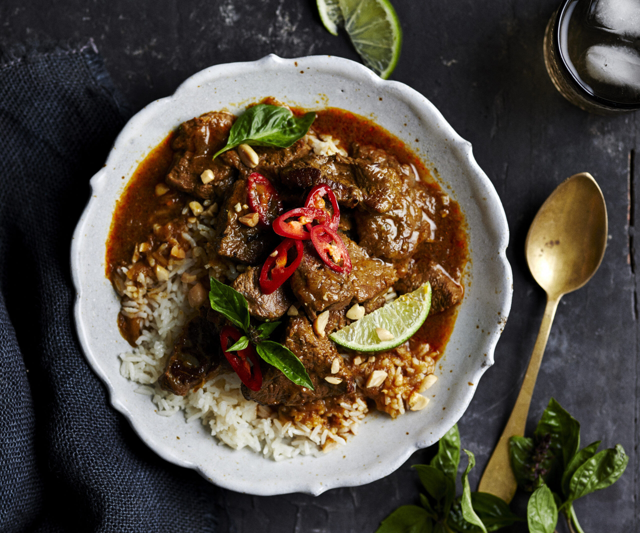 Coconut beef curry