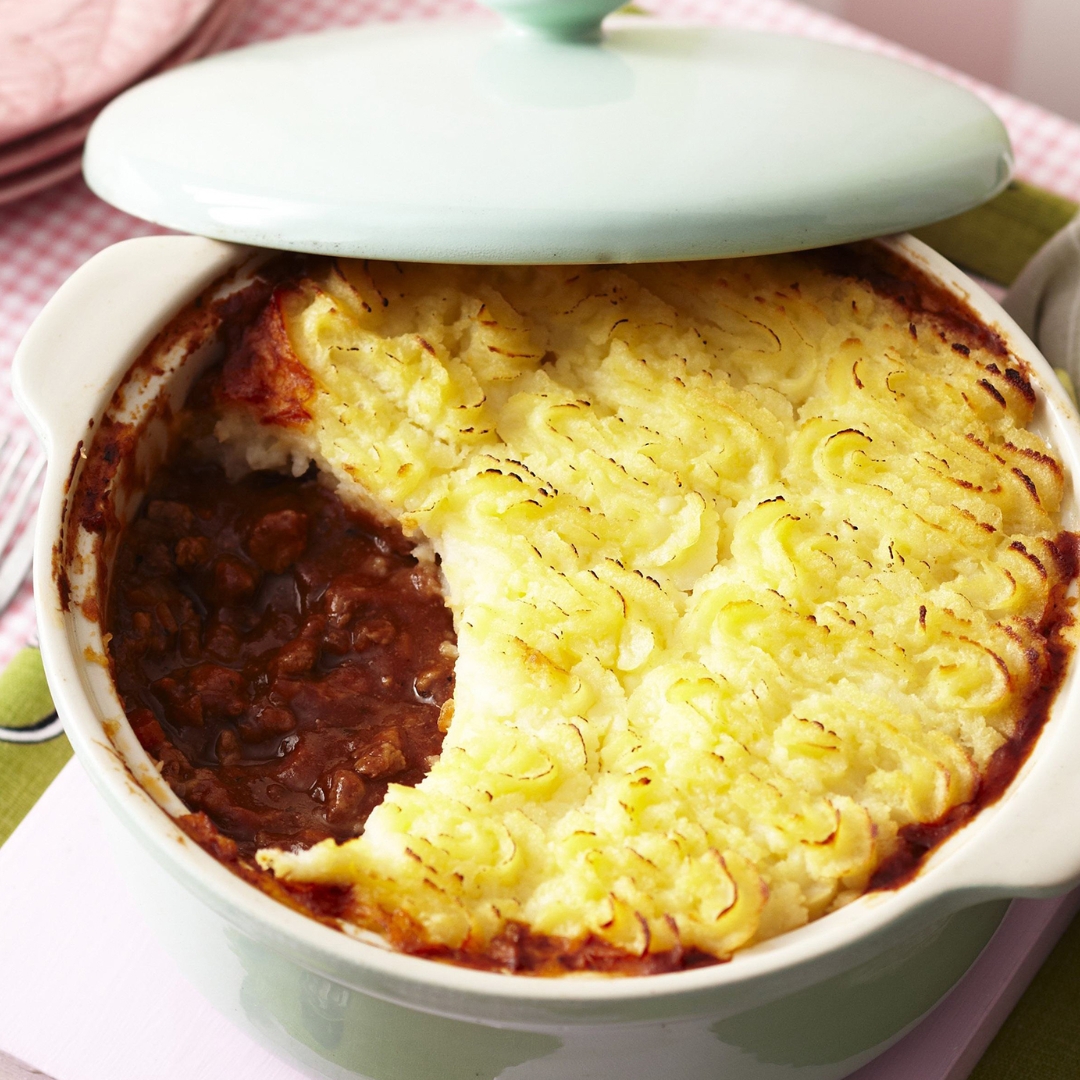 Traditional shepherd’s pie