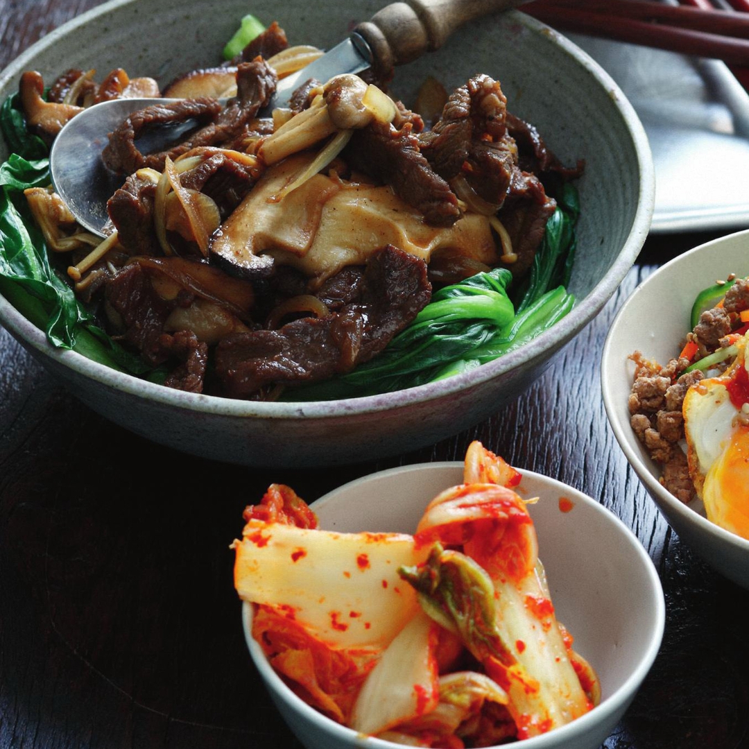 Korean beef bulgogi
