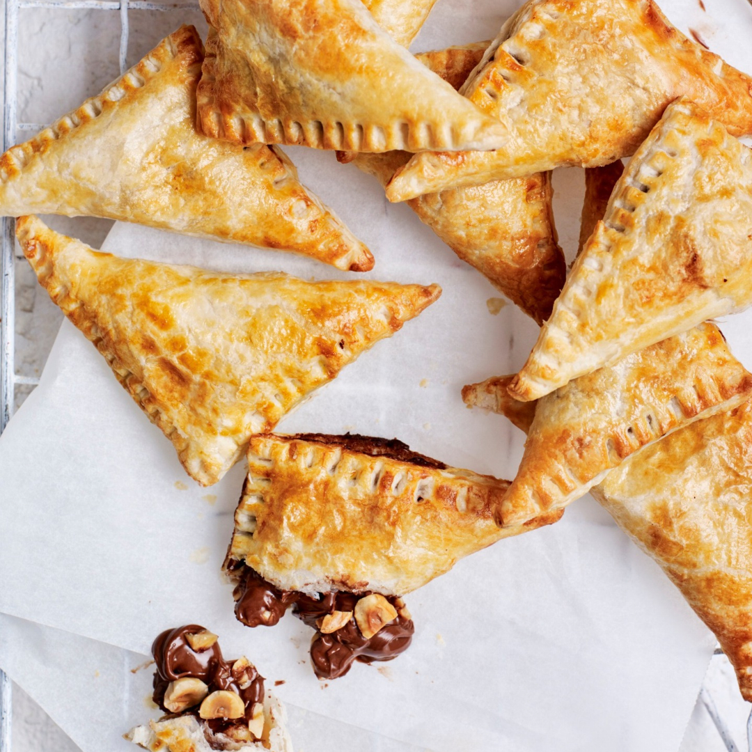 Air fryer Nutella turnovers
