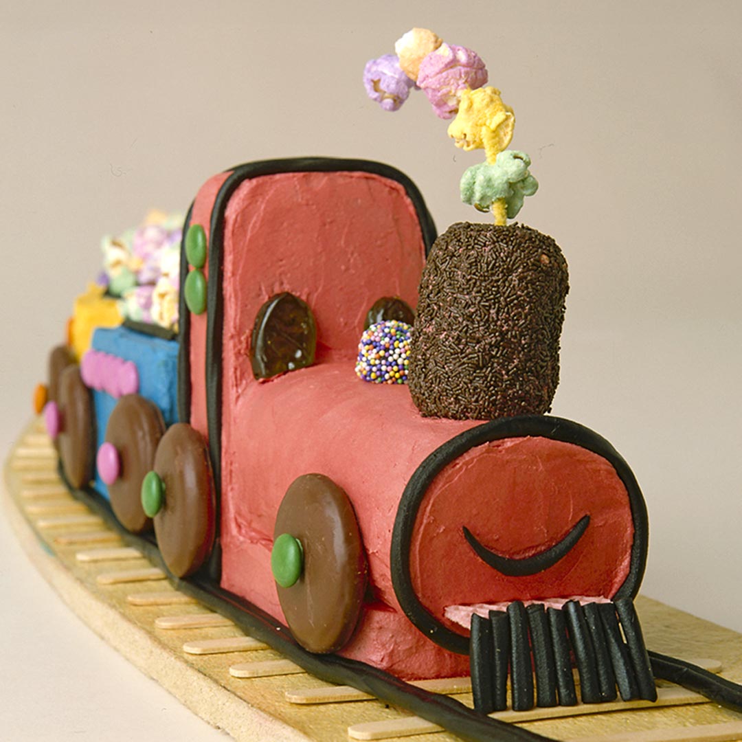 Choo-choo train cake