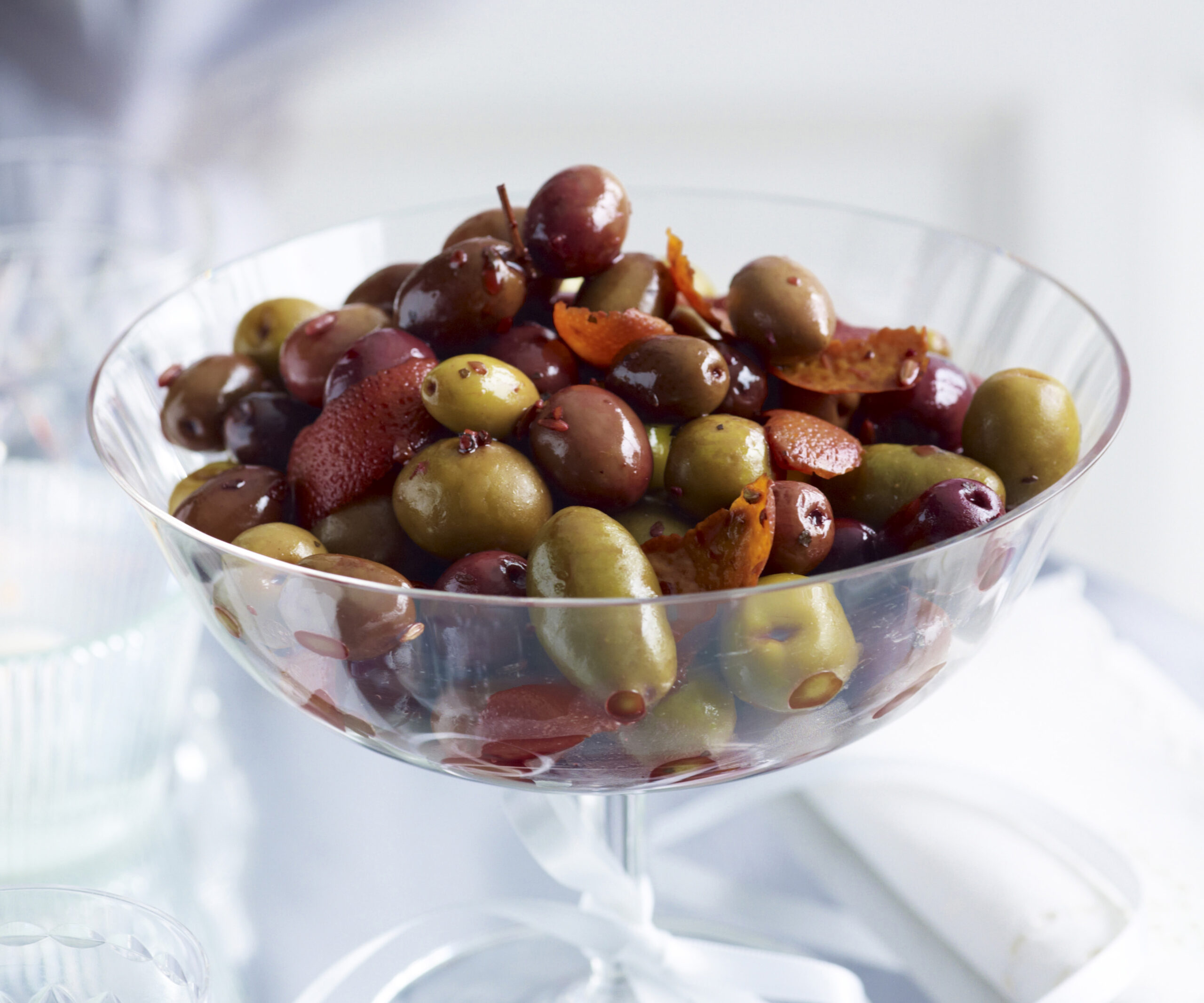marinated   olives