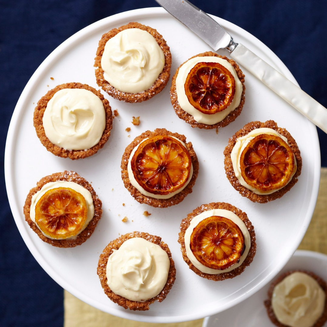 Mini no-bake lemon cheesecakes