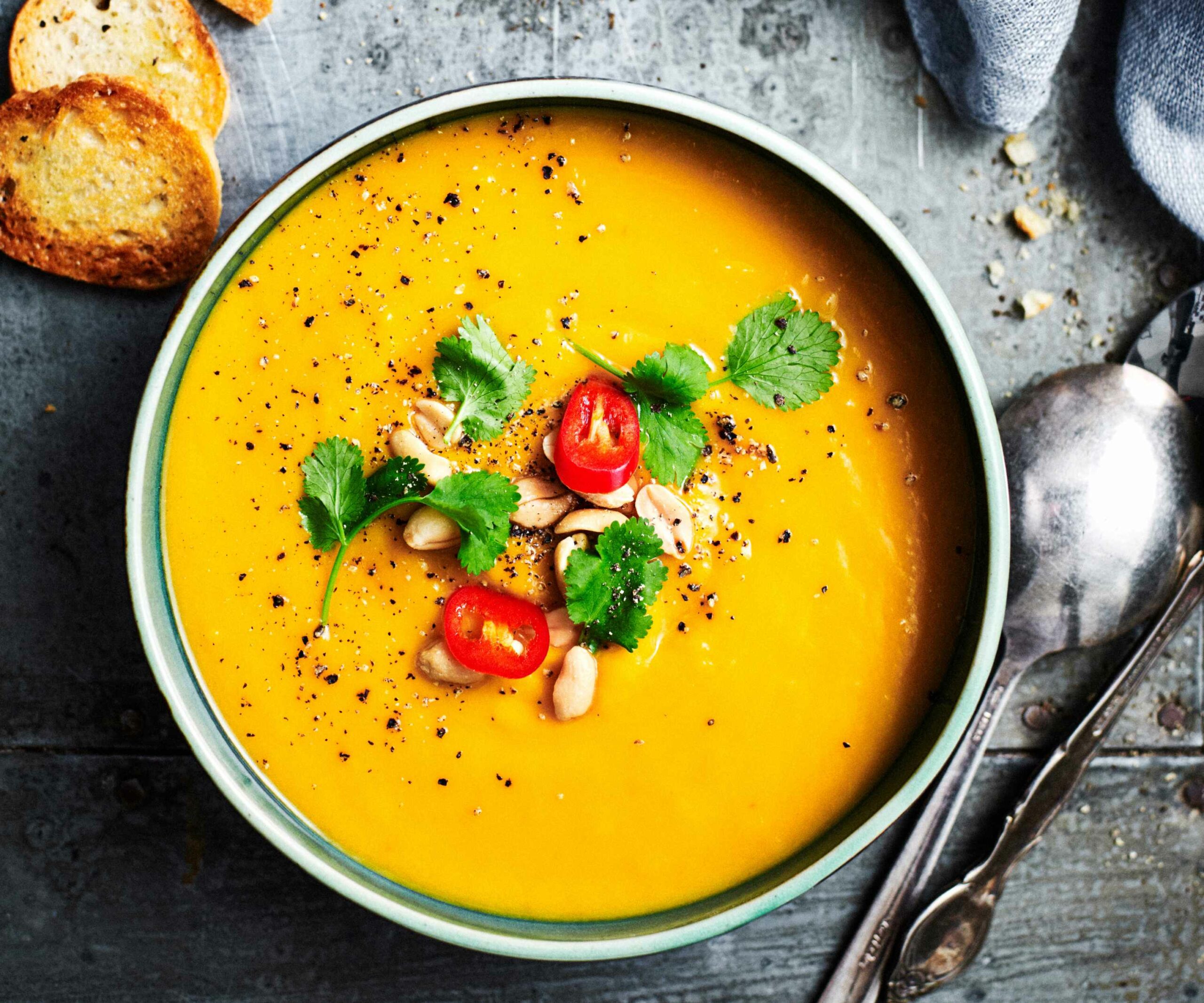 Slowcooker coconut pumpkin soup Women's Weekly Food