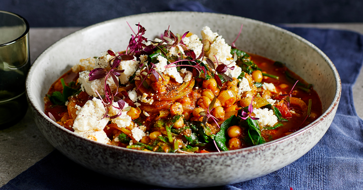 Chickpea, spinach and paneer rogan josh Women's Weekly Food