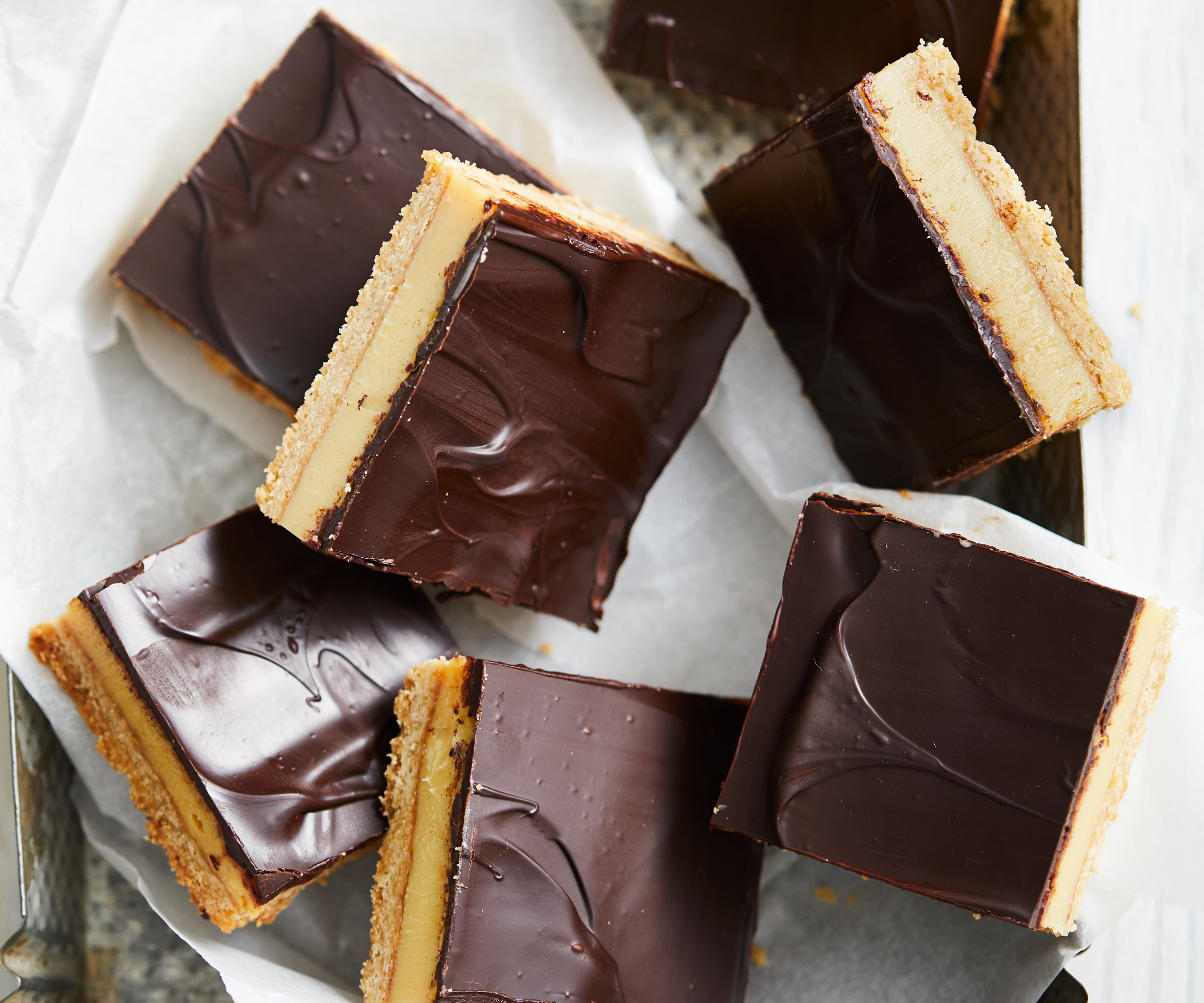 Easy caramel slice