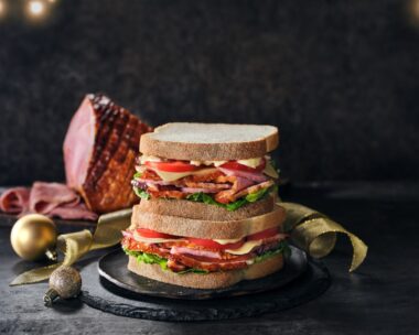 Abbott's Bakery ham leftovers sandwich