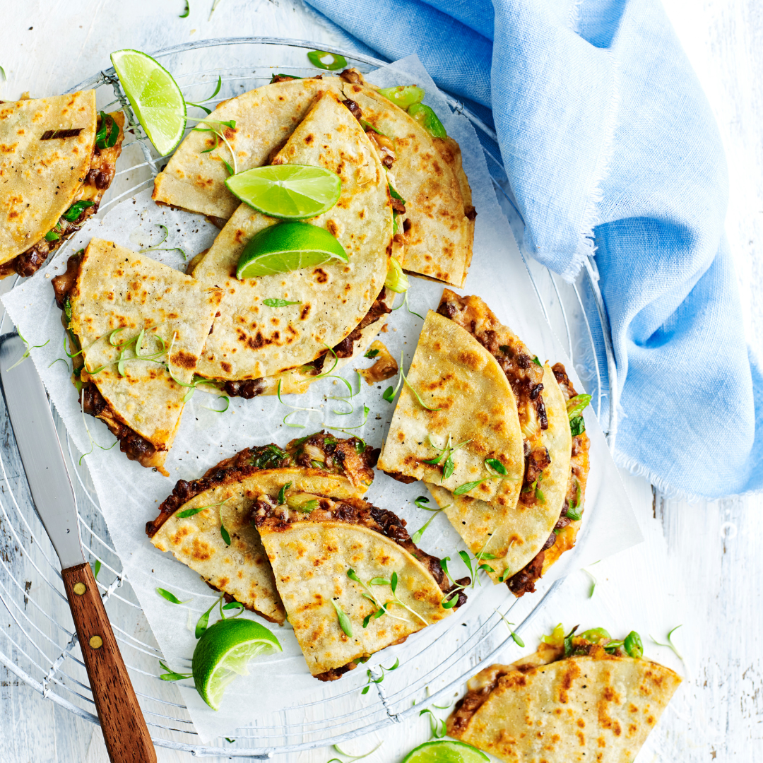 Quesadillas with black beans &#038; corn-image
