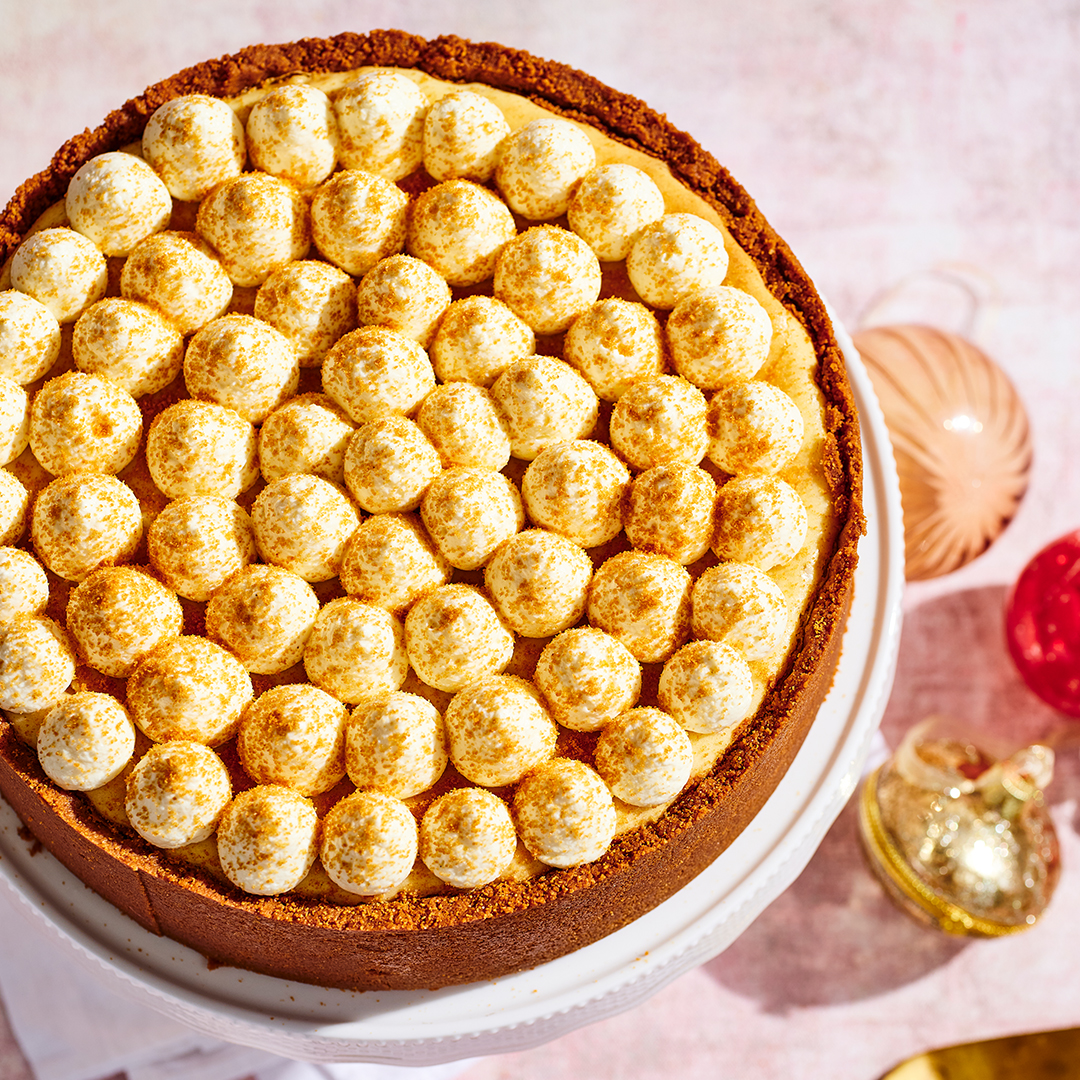 Double Biscoff cheesecake with white chocolate
