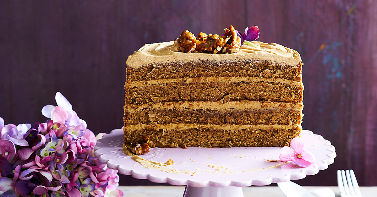 Julie Goodwin's coffee cake with walnuts Women's Weekly Food