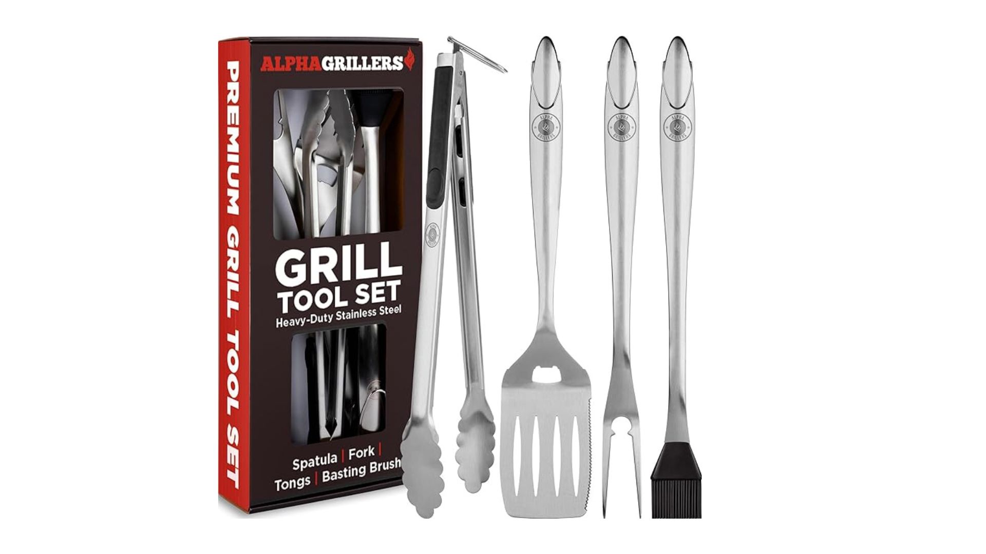 Alpha Grillers BBQ Tool Set