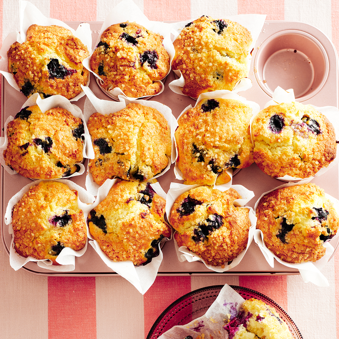The ultimate blueberry muffins