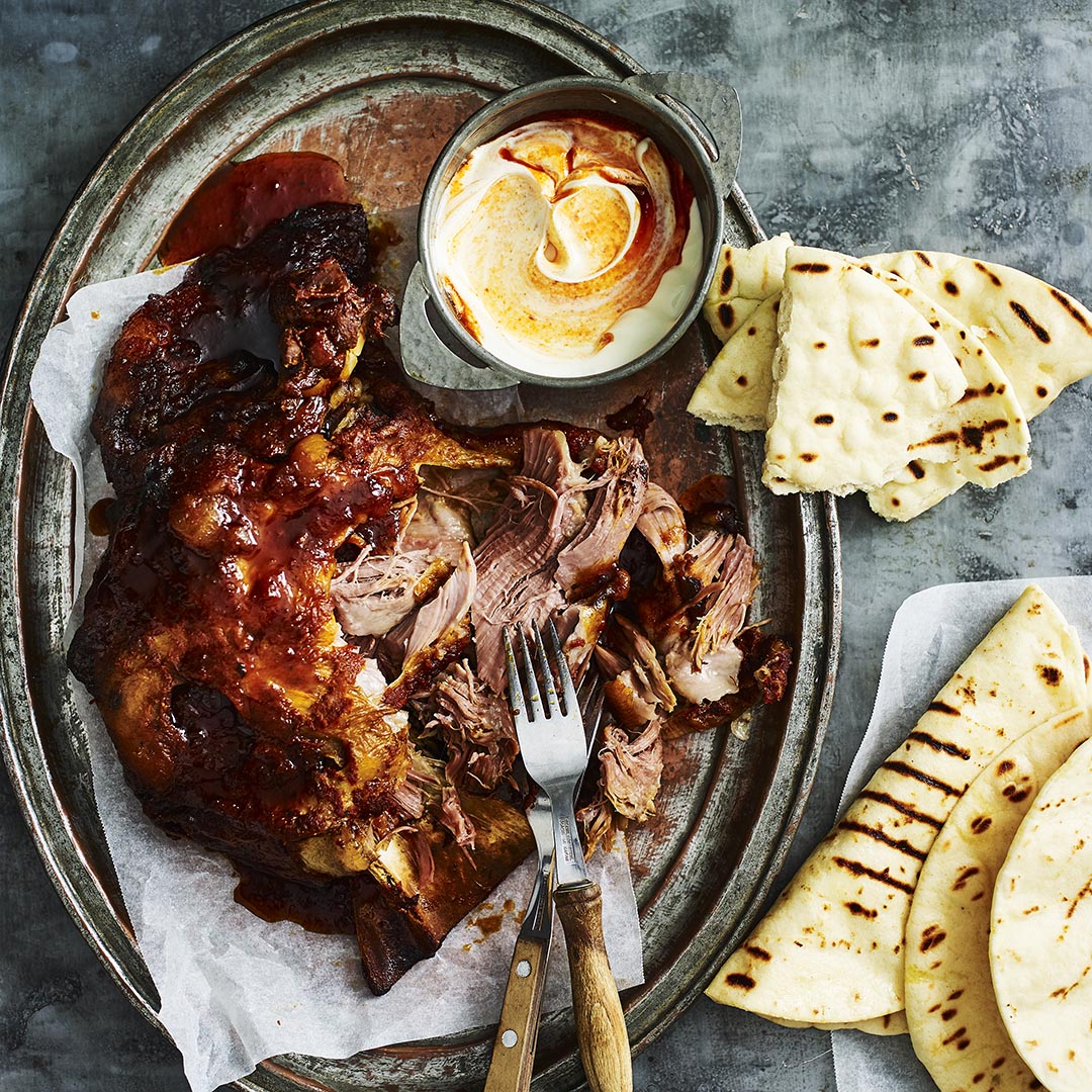 Slow cooker lamb shoulder