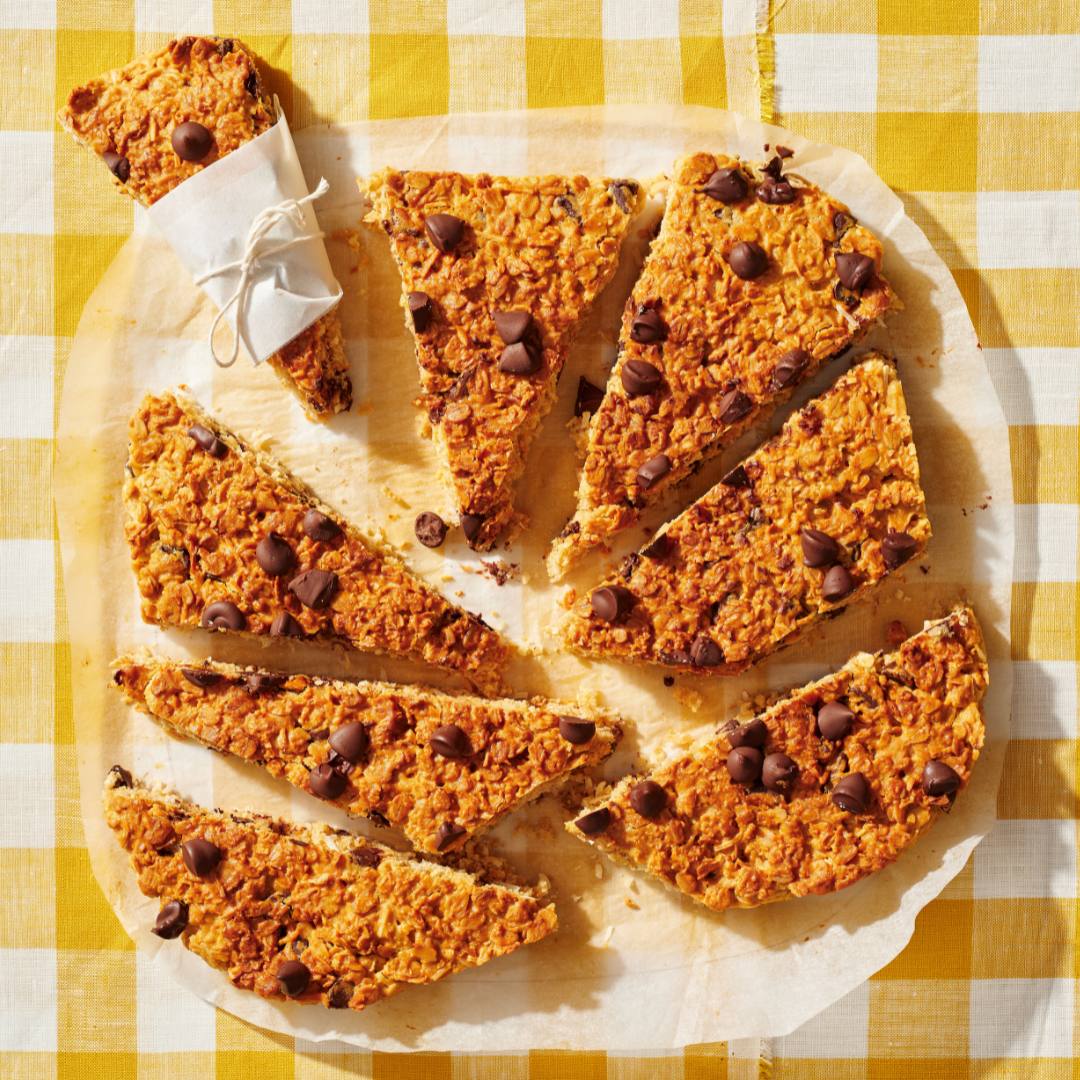 Air fryer easy muesli slice