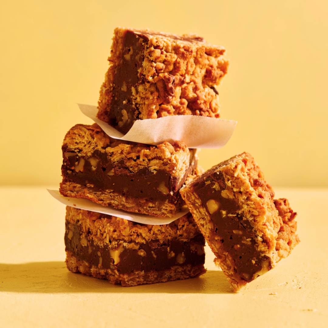 Chocolate oat slice