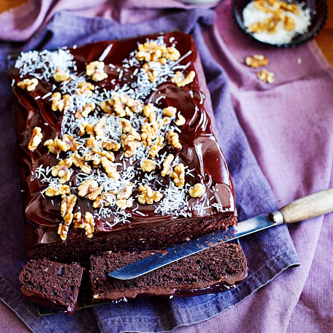 Julie Goodwin’s chocolate slab cake